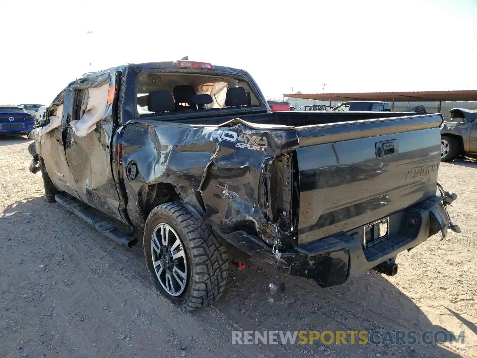 3 Photograph of a damaged car 5TFDY5F17LX941626 TOYOTA TUNDRA 2020