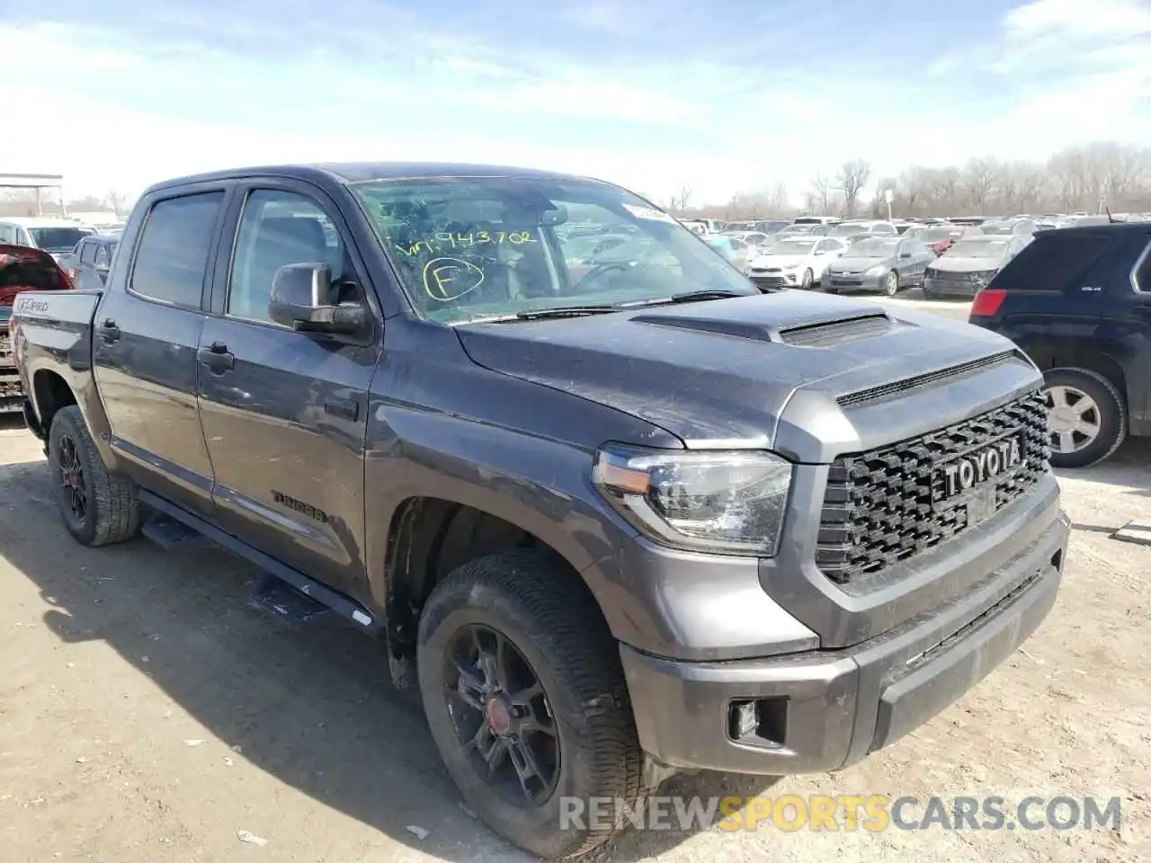 1 Photograph of a damaged car 5TFDY5F17LX943702 TOYOTA TUNDRA 2020