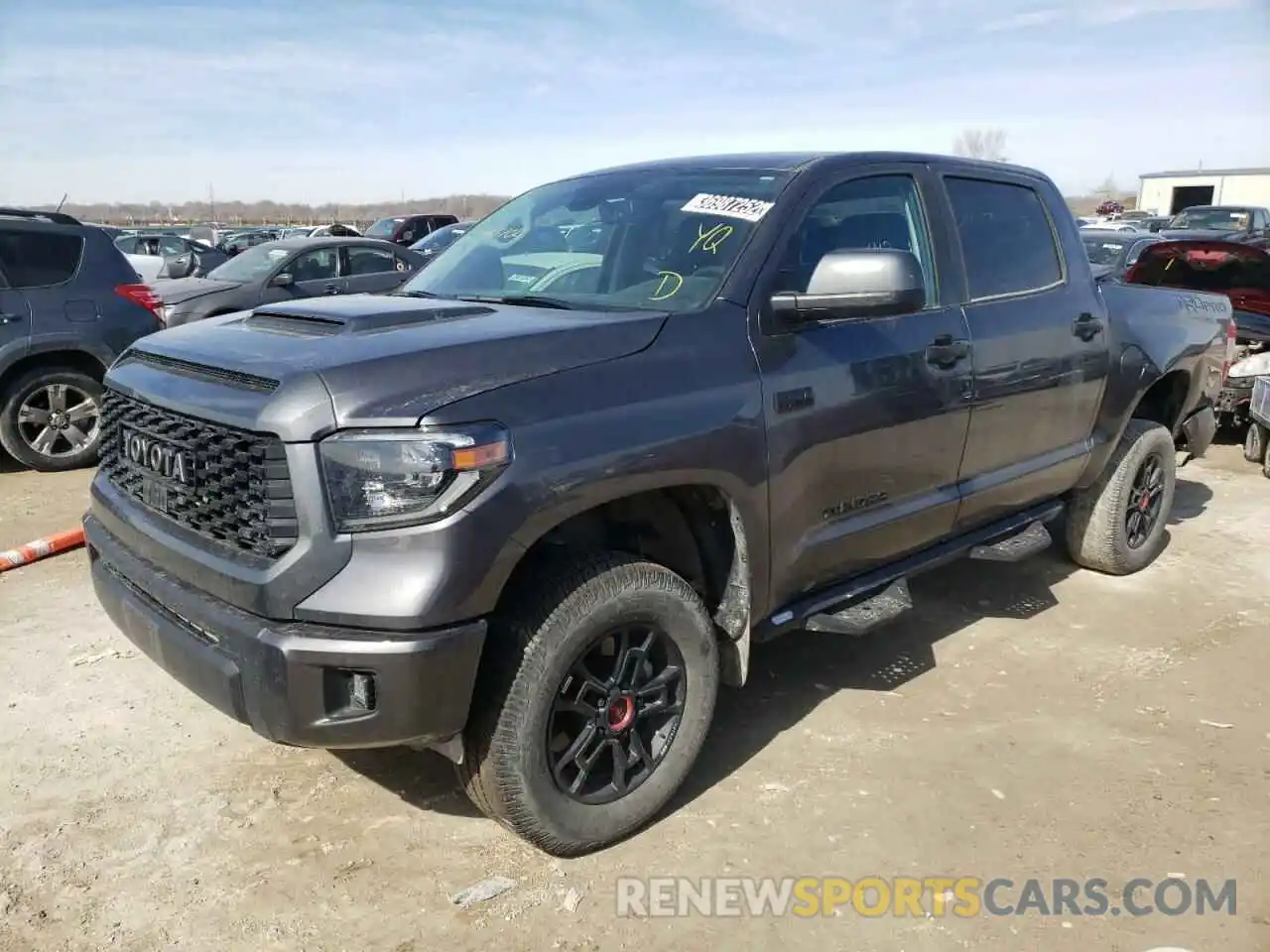 2 Photograph of a damaged car 5TFDY5F17LX943702 TOYOTA TUNDRA 2020