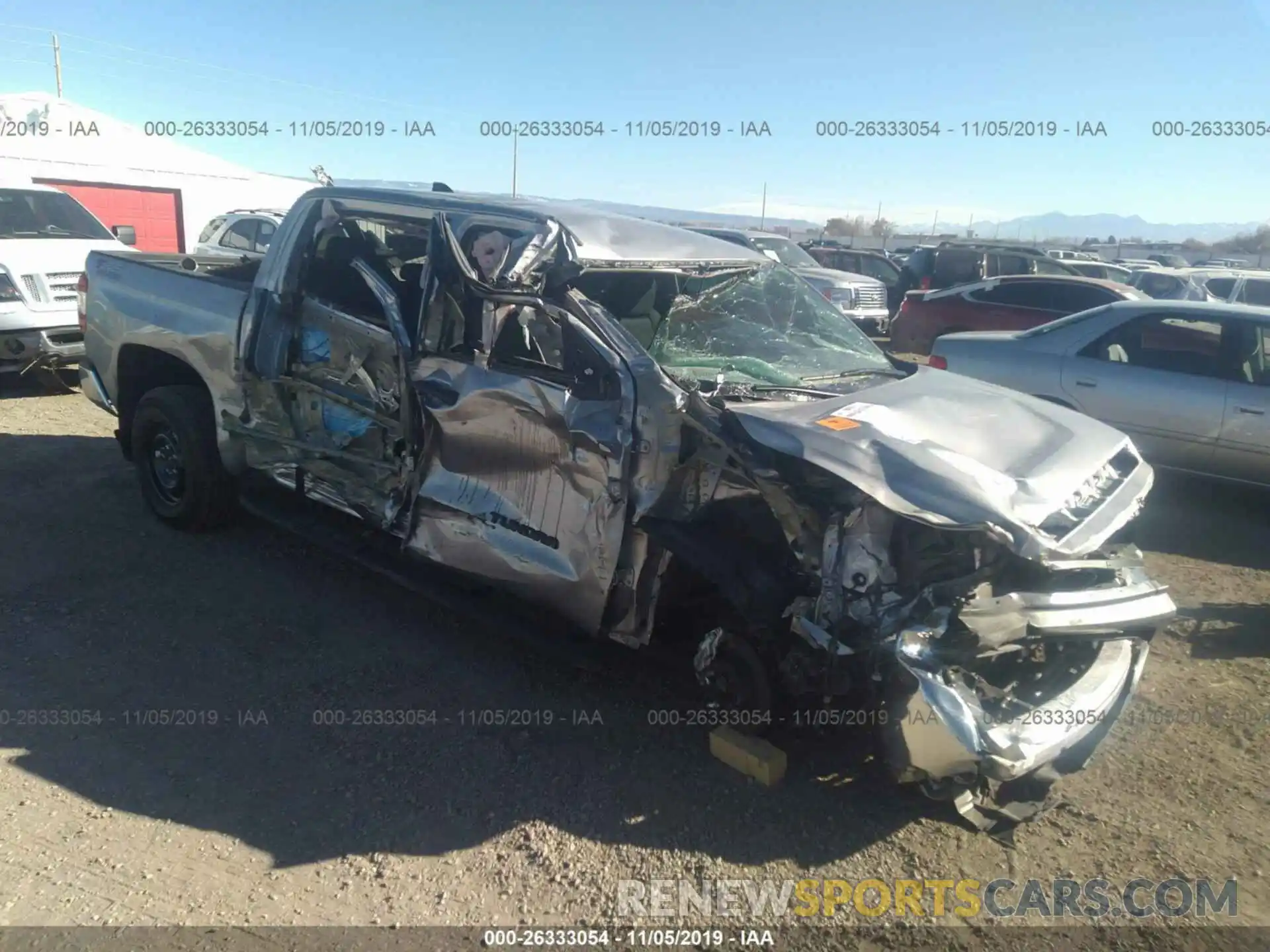 1 Photograph of a damaged car 5TFDY5F18LX872378 TOYOTA TUNDRA 2020