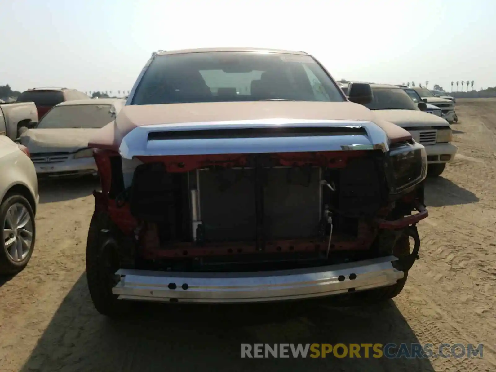 9 Photograph of a damaged car 5TFDY5F18LX910305 TOYOTA TUNDRA 2020