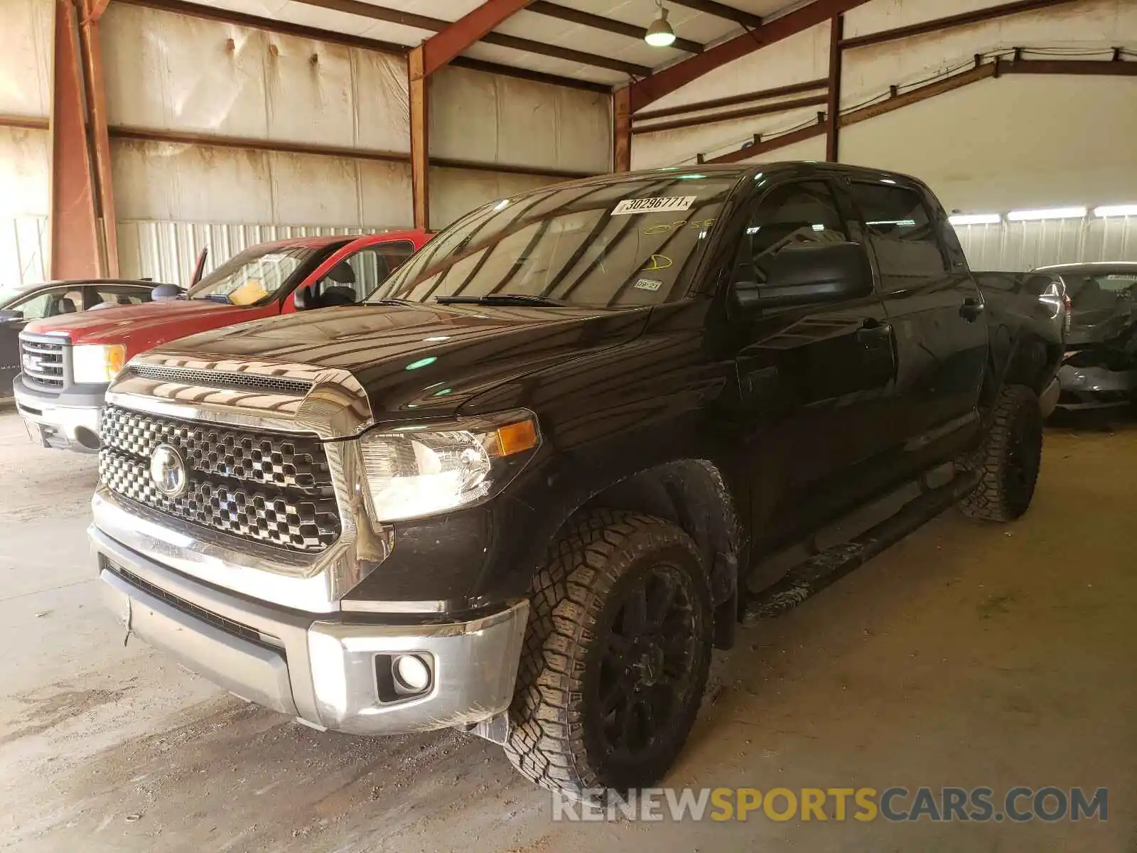 2 Photograph of a damaged car 5TFDY5F18LX910756 TOYOTA TUNDRA 2020