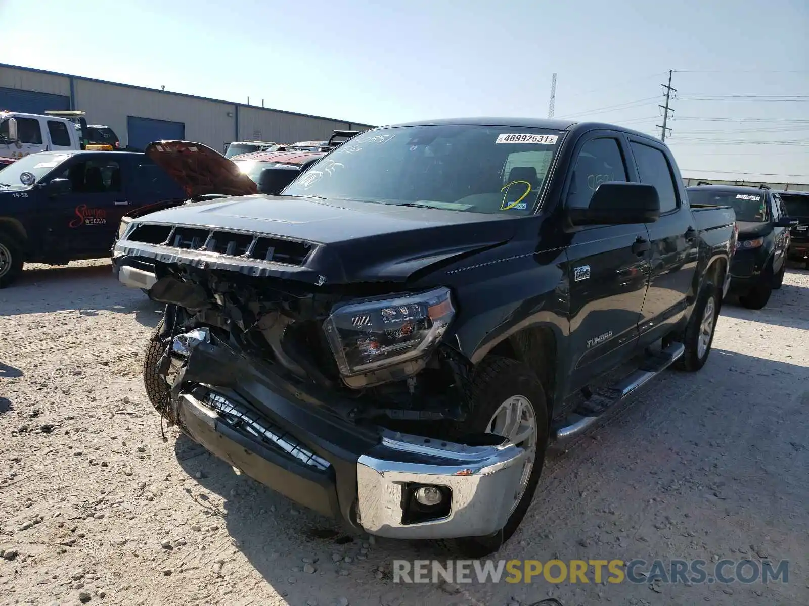 2 Photograph of a damaged car 5TFDY5F18LX917061 TOYOTA TUNDRA 2020