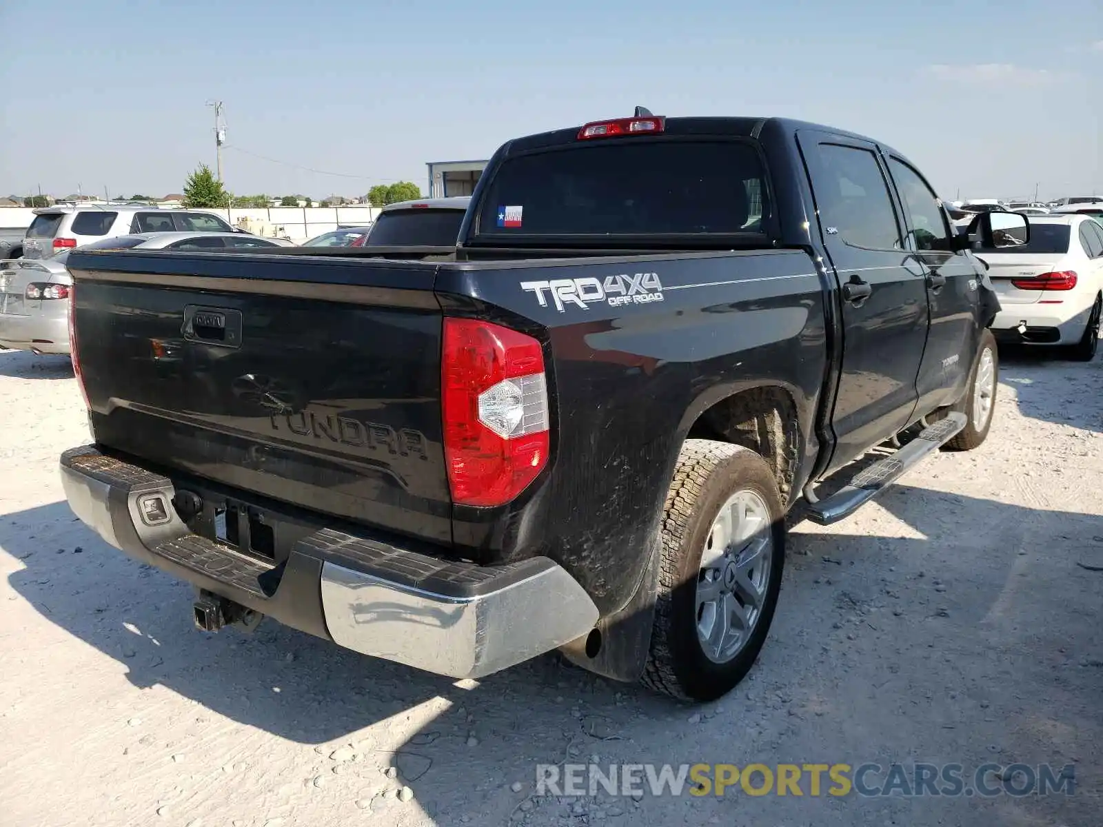 4 Photograph of a damaged car 5TFDY5F18LX917061 TOYOTA TUNDRA 2020