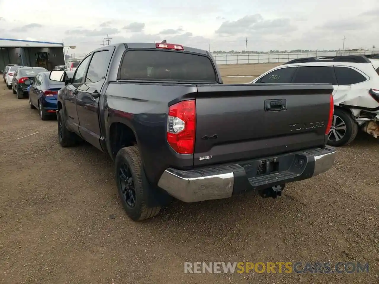 3 Photograph of a damaged car 5TFDY5F18LX923345 TOYOTA TUNDRA 2020