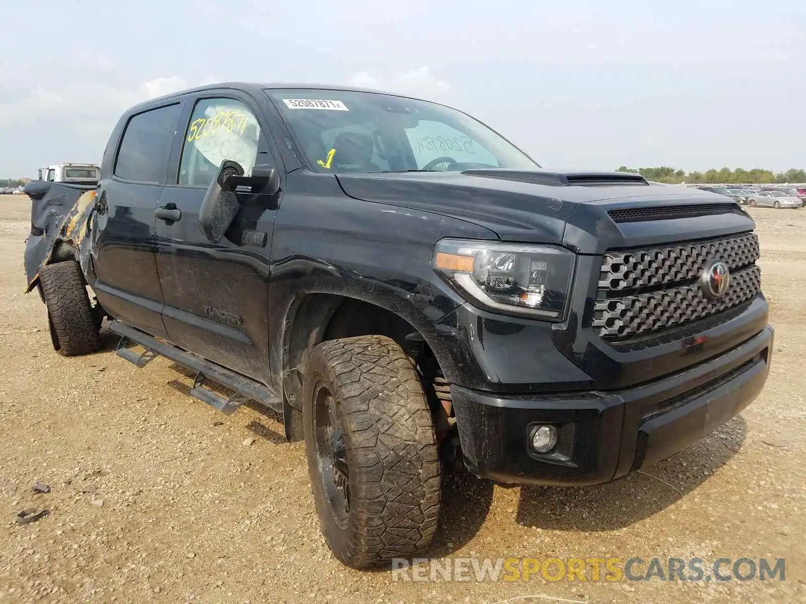 1 Photograph of a damaged car 5TFDY5F18LX945684 TOYOTA TUNDRA 2020