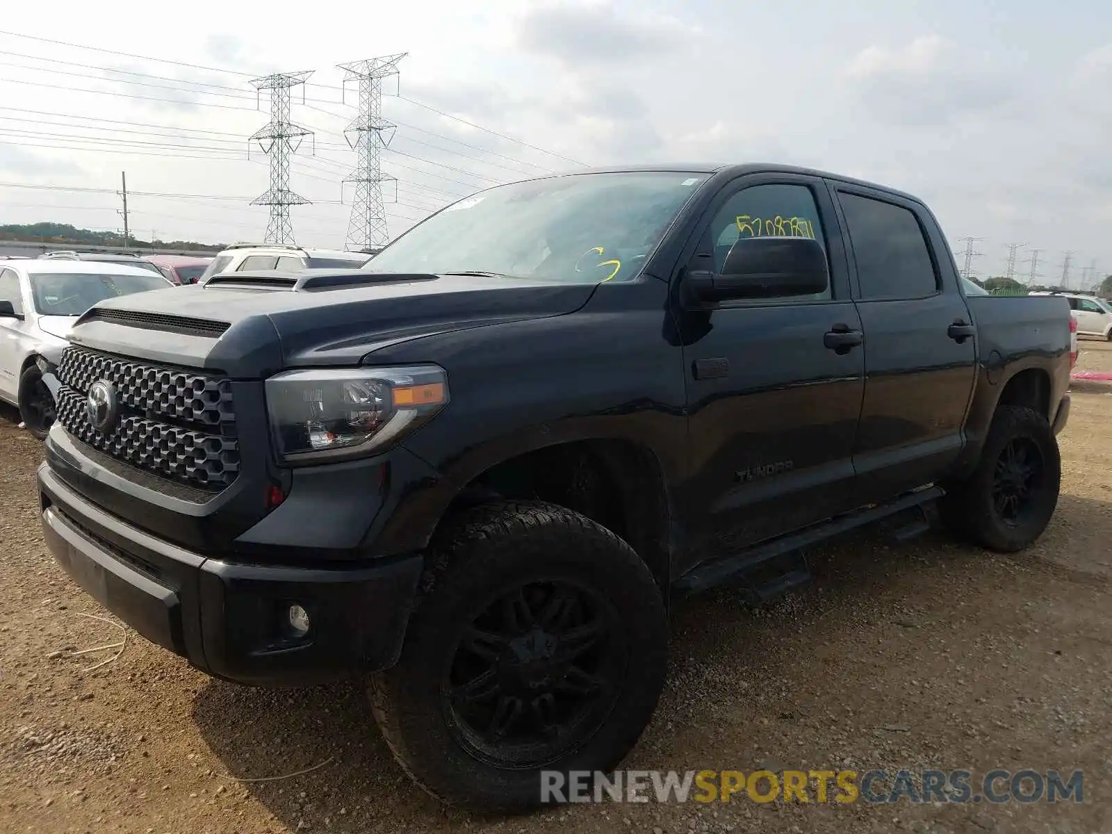 2 Photograph of a damaged car 5TFDY5F18LX945684 TOYOTA TUNDRA 2020