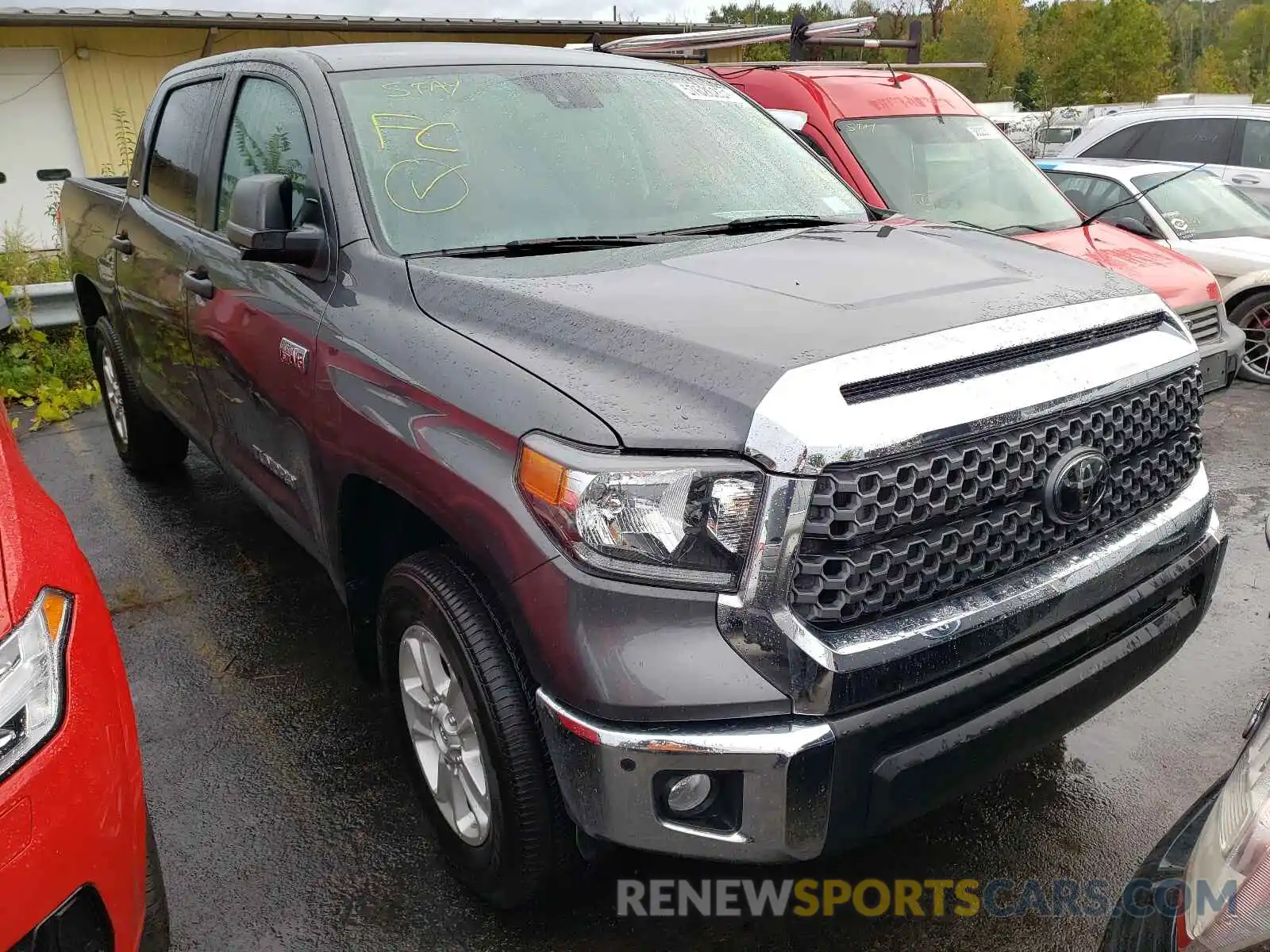 1 Photograph of a damaged car 5TFDY5F18LX951100 TOYOTA TUNDRA 2020