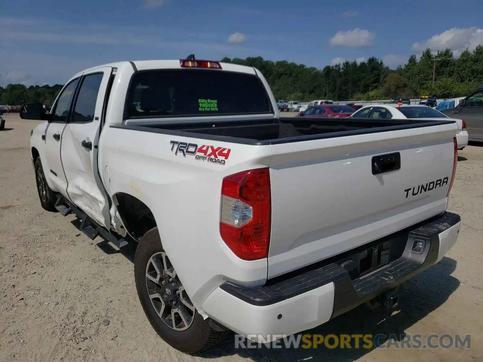 3 Photograph of a damaged car 5TFDY5F19LX872728 TOYOTA TUNDRA 2020