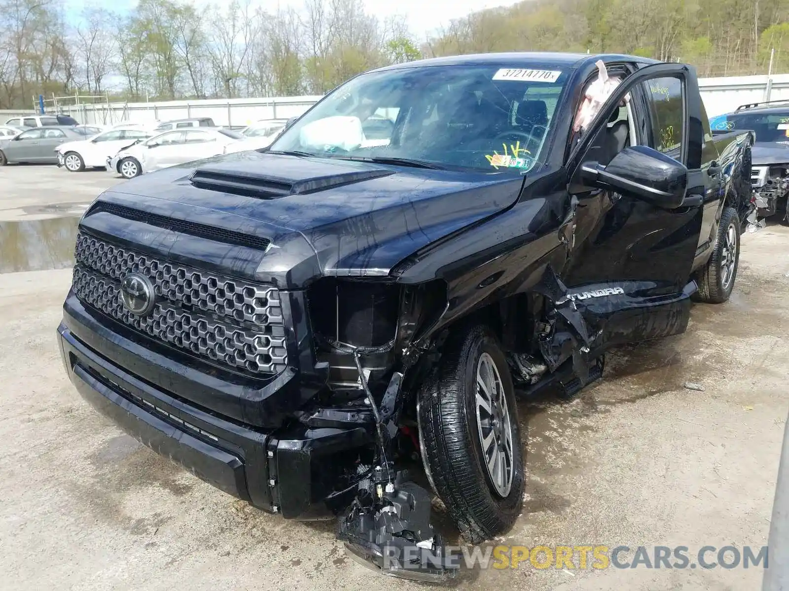 2 Photograph of a damaged car 5TFDY5F19LX877086 TOYOTA TUNDRA 2020