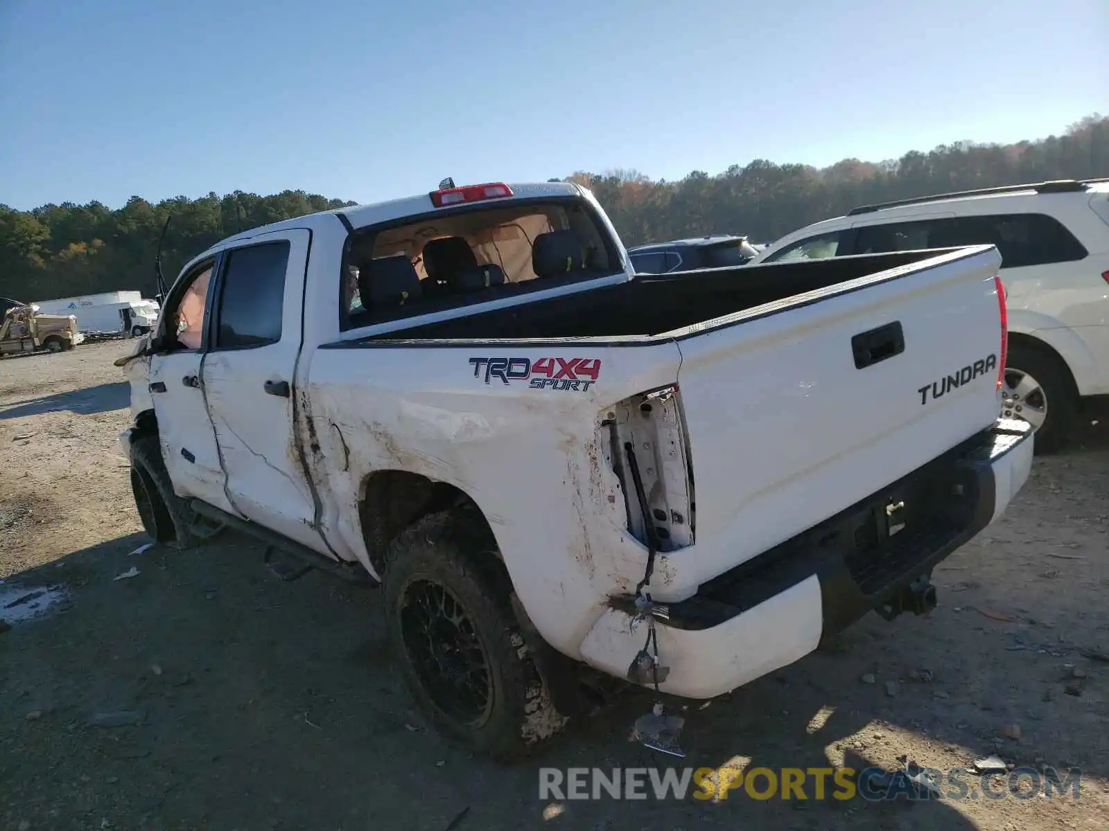 3 Photograph of a damaged car 5TFDY5F19LX891697 TOYOTA TUNDRA 2020