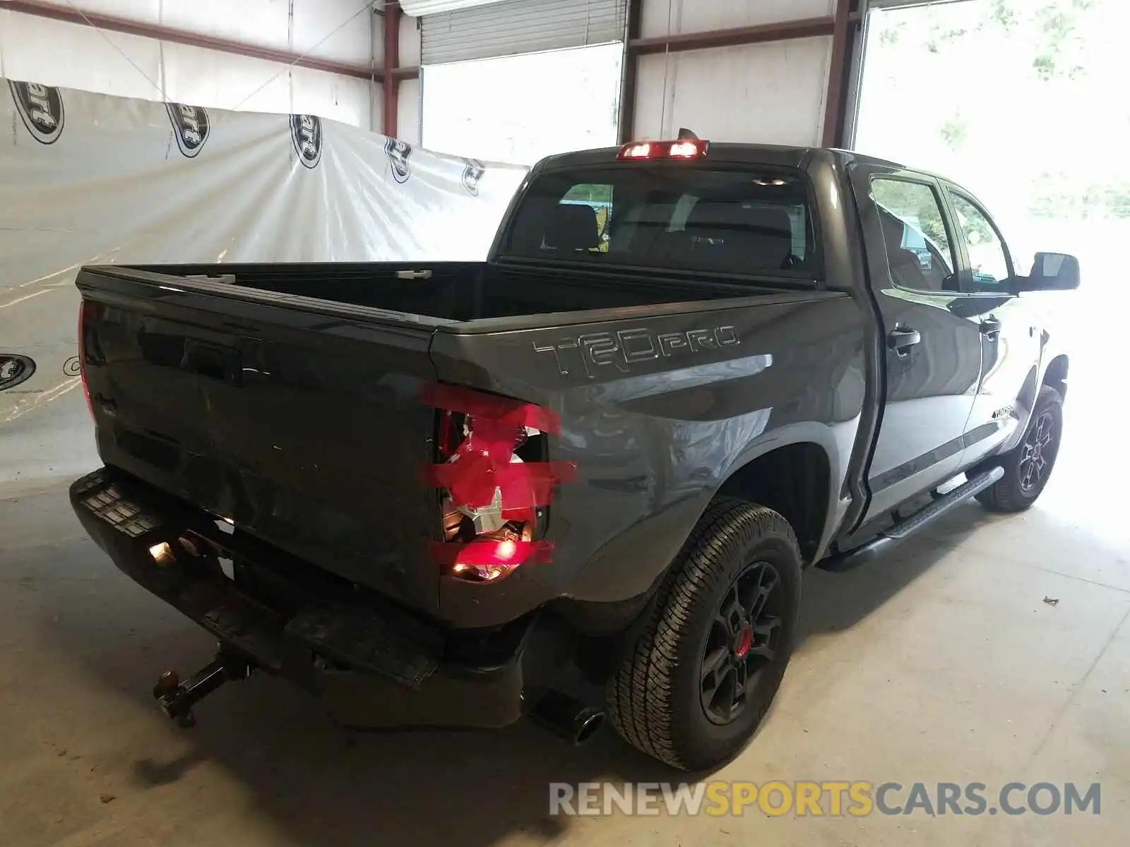 4 Photograph of a damaged car 5TFDY5F19LX899427 TOYOTA TUNDRA 2020