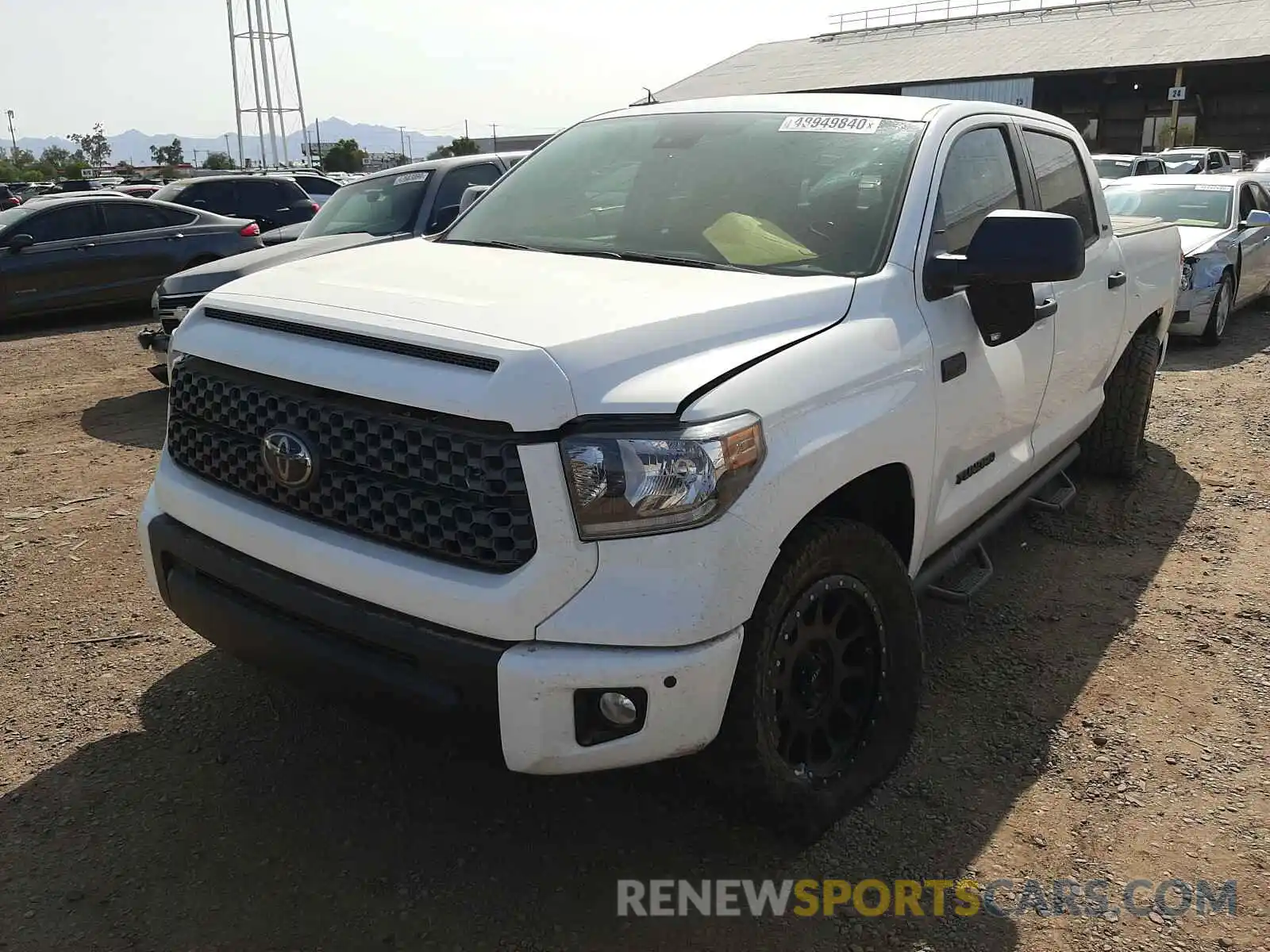 2 Photograph of a damaged car 5TFDY5F19LX902861 TOYOTA TUNDRA 2020