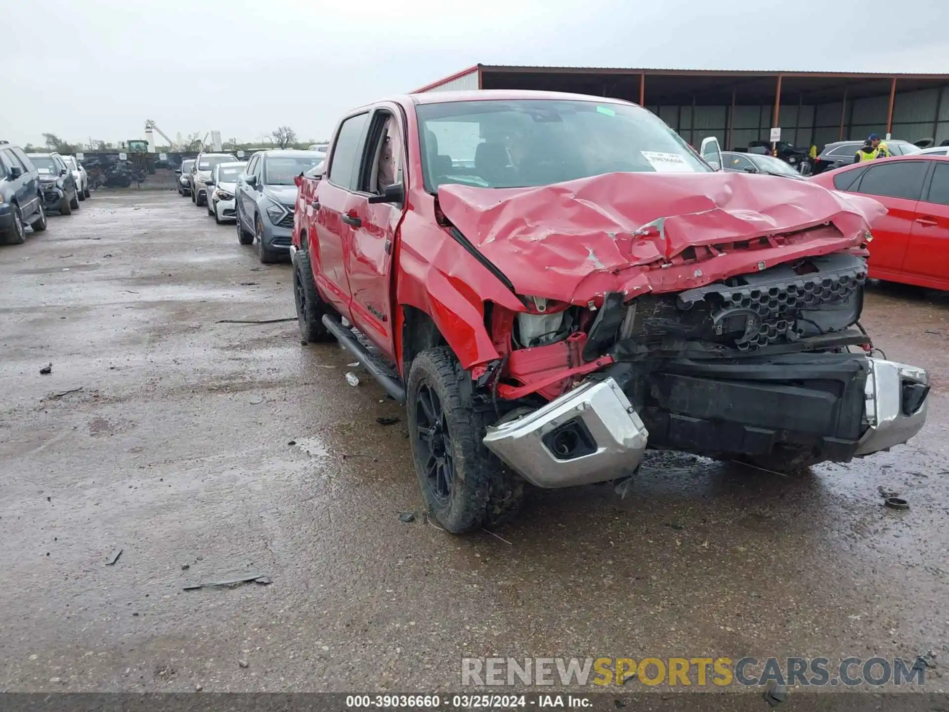 1 Photograph of a damaged car 5TFDY5F1XLX872351 TOYOTA TUNDRA 2020