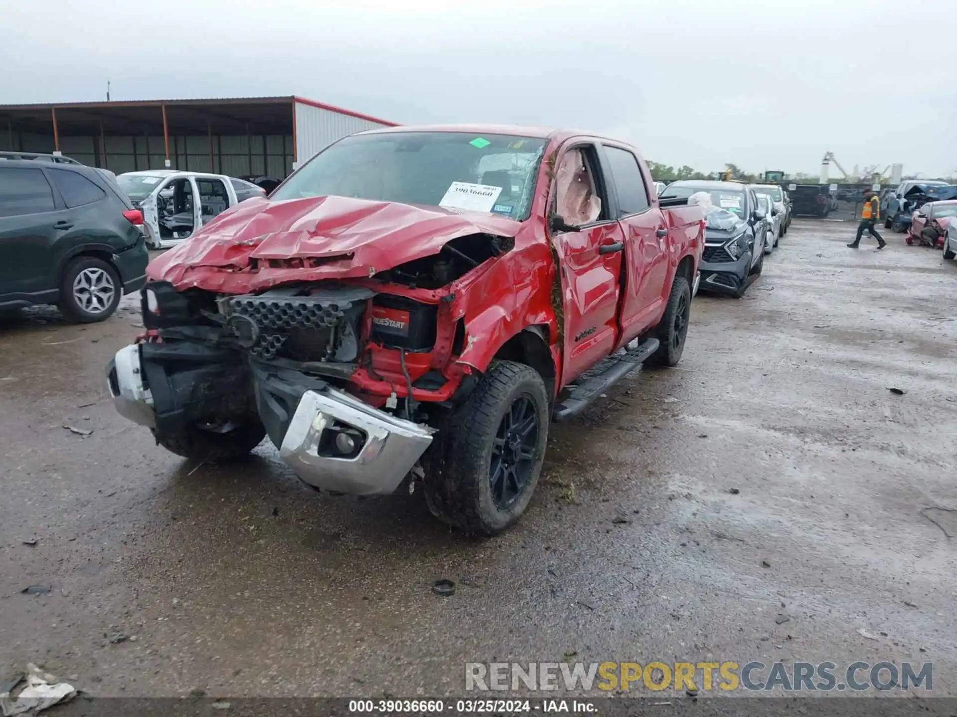 2 Photograph of a damaged car 5TFDY5F1XLX872351 TOYOTA TUNDRA 2020