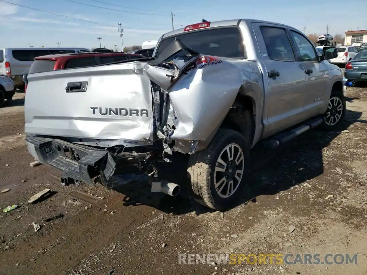 9 Photograph of a damaged car 5TFDY5F1XLX893247 TOYOTA TUNDRA 2020