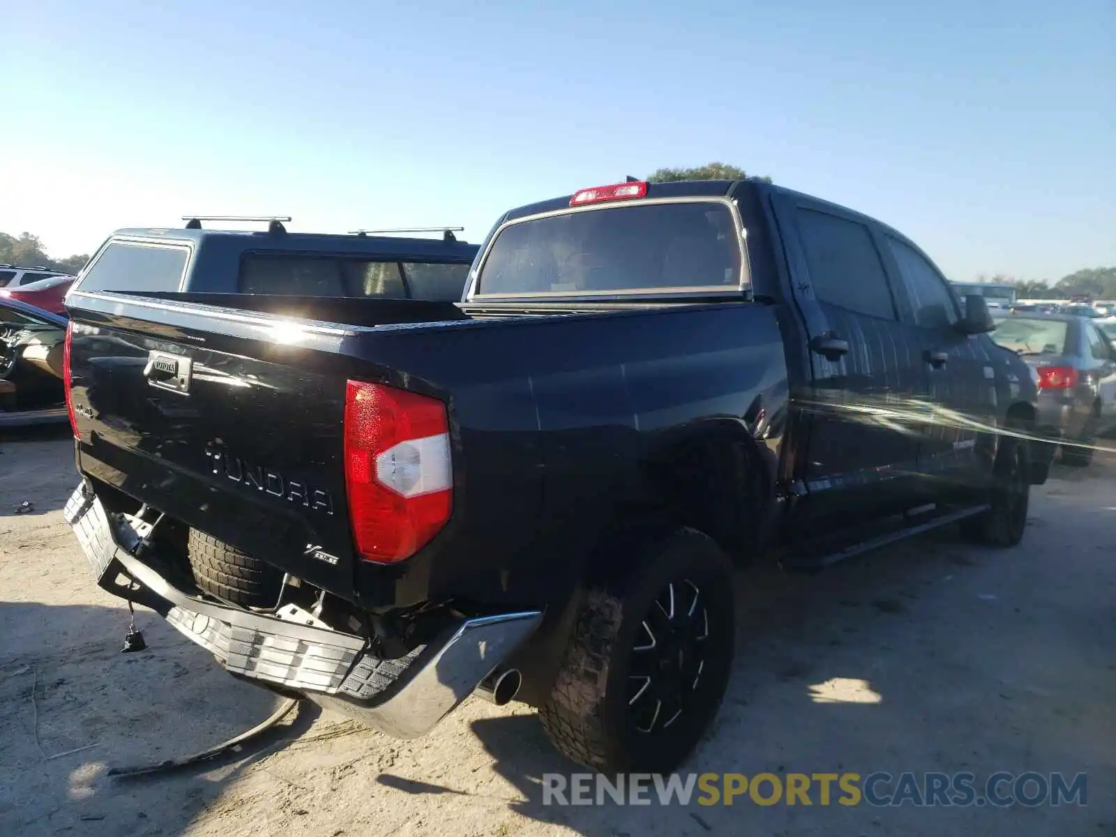 4 Photograph of a damaged car 5TFDY5F1XLX914453 TOYOTA TUNDRA 2020