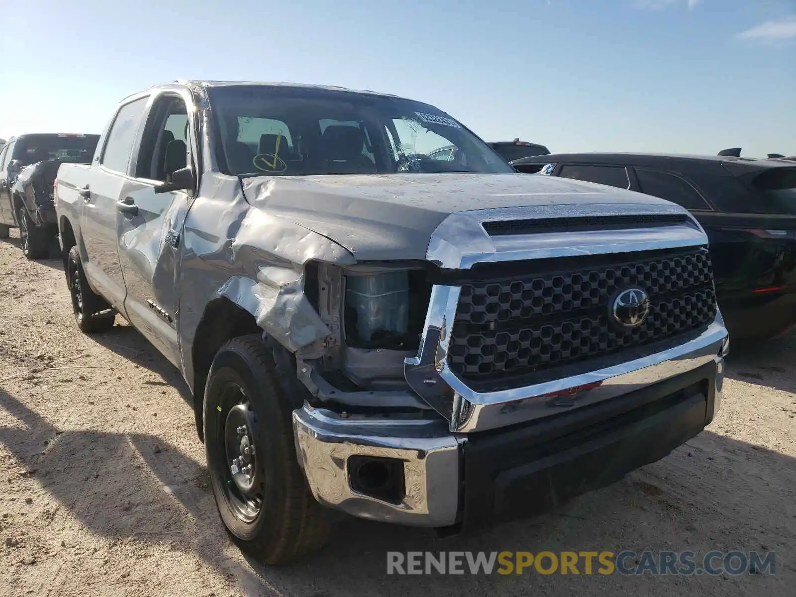 1 Photograph of a damaged car 5TFDY5F1XLX918745 TOYOTA TUNDRA 2020