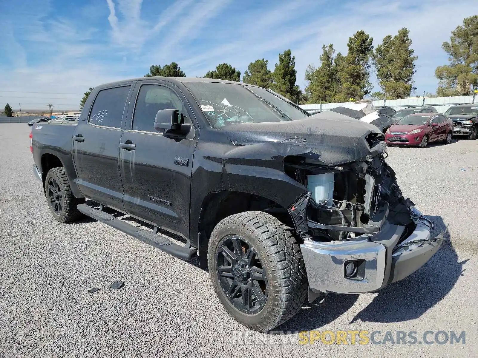 1 Photograph of a damaged car 5TFDY5F1XLX926344 TOYOTA TUNDRA 2020