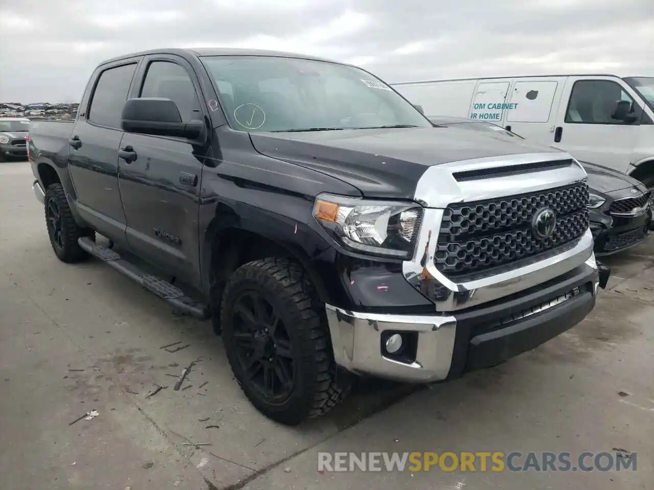 1 Photograph of a damaged car 5TFDY5F1XLX929454 TOYOTA TUNDRA 2020