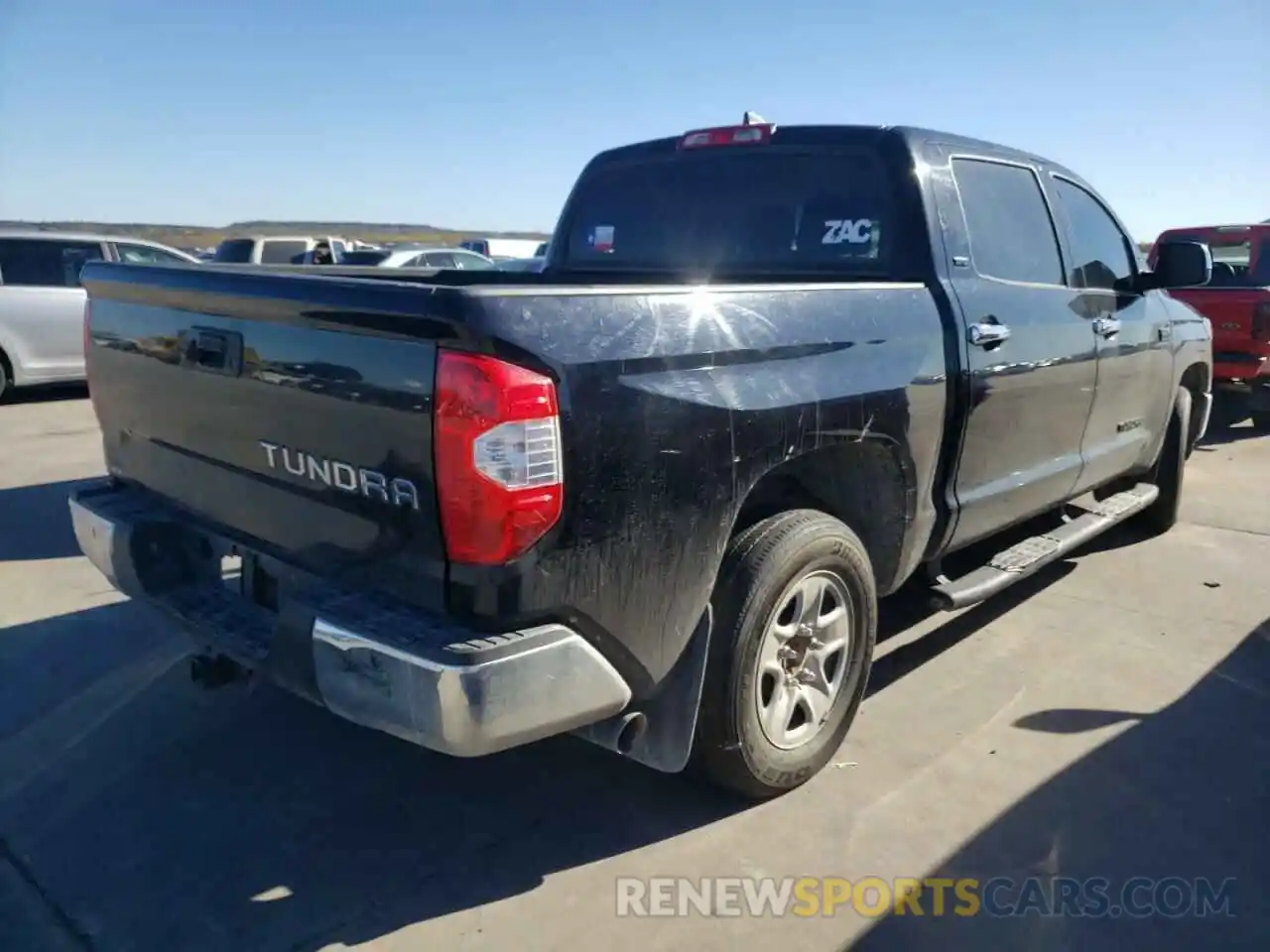 4 Photograph of a damaged car 5TFEY5F10LX258607 TOYOTA TUNDRA 2020