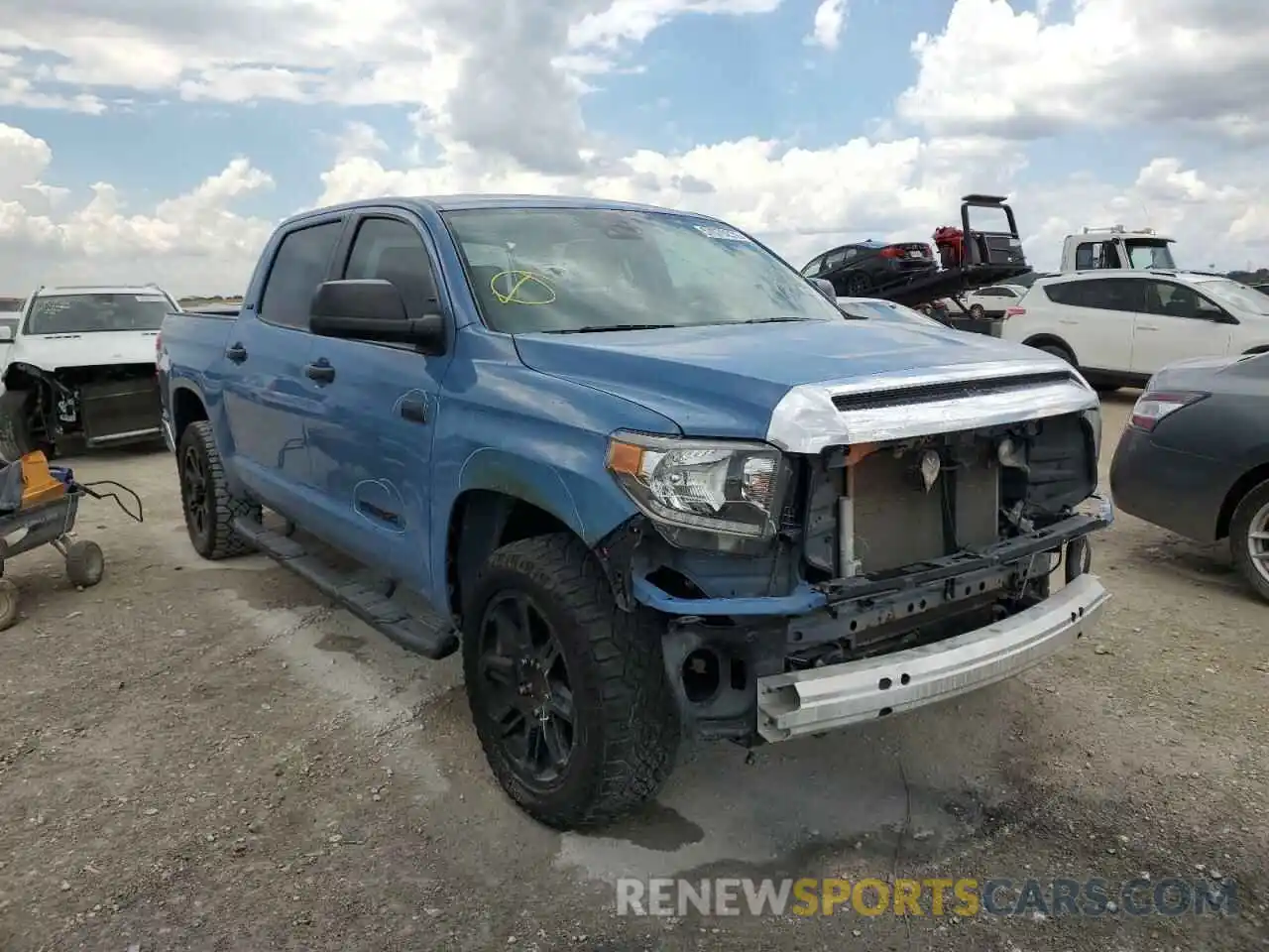 1 Photograph of a damaged car 5TFEY5F10LX259532 TOYOTA TUNDRA 2020