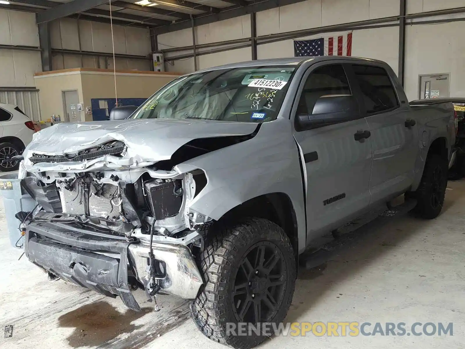 2 Photograph of a damaged car 5TFEY5F10LX262365 TOYOTA TUNDRA 2020