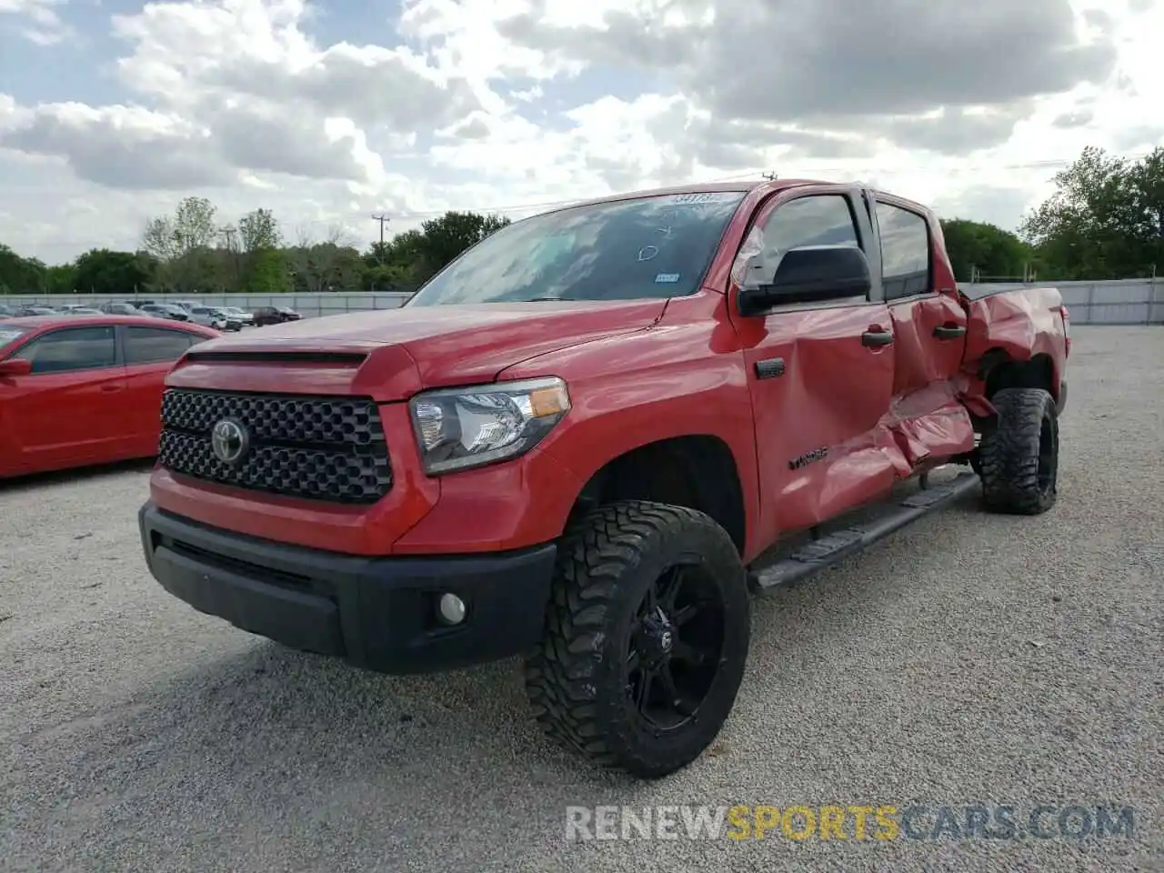 2 Photograph of a damaged car 5TFEY5F10LX264231 TOYOTA TUNDRA 2020