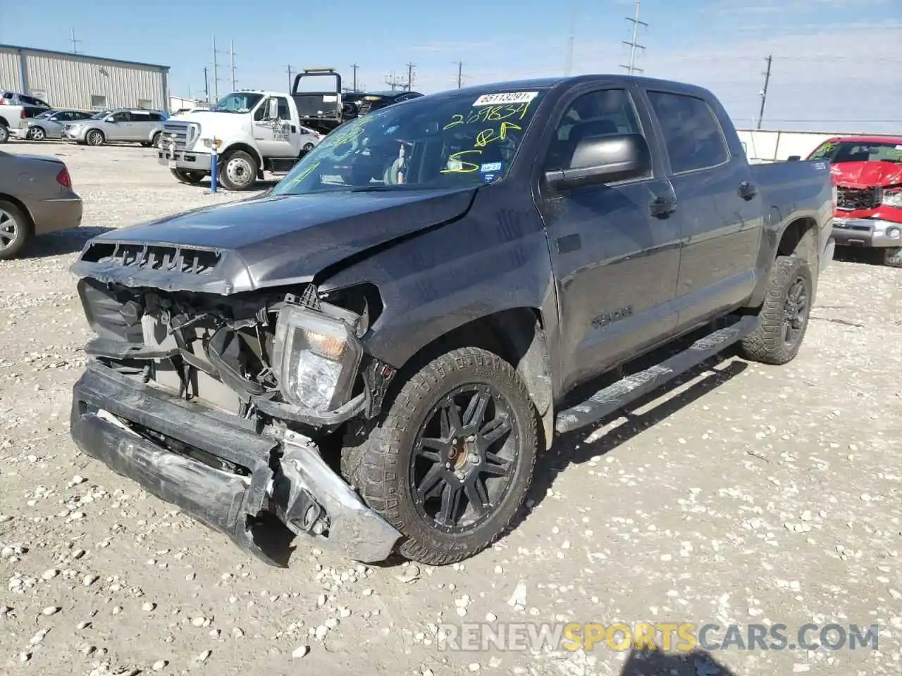 2 Photograph of a damaged car 5TFEY5F10LX269834 TOYOTA TUNDRA 2020