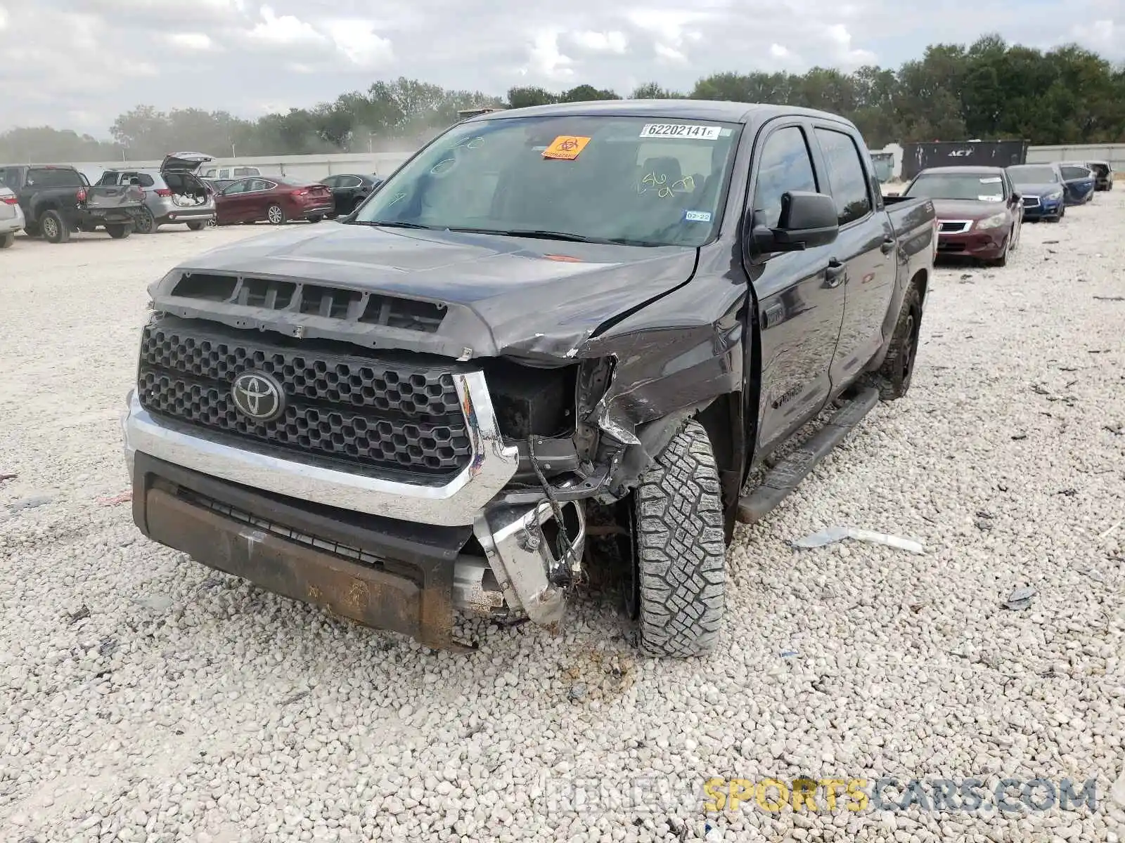 2 Photograph of a damaged car 5TFEY5F11LX256977 TOYOTA TUNDRA 2020