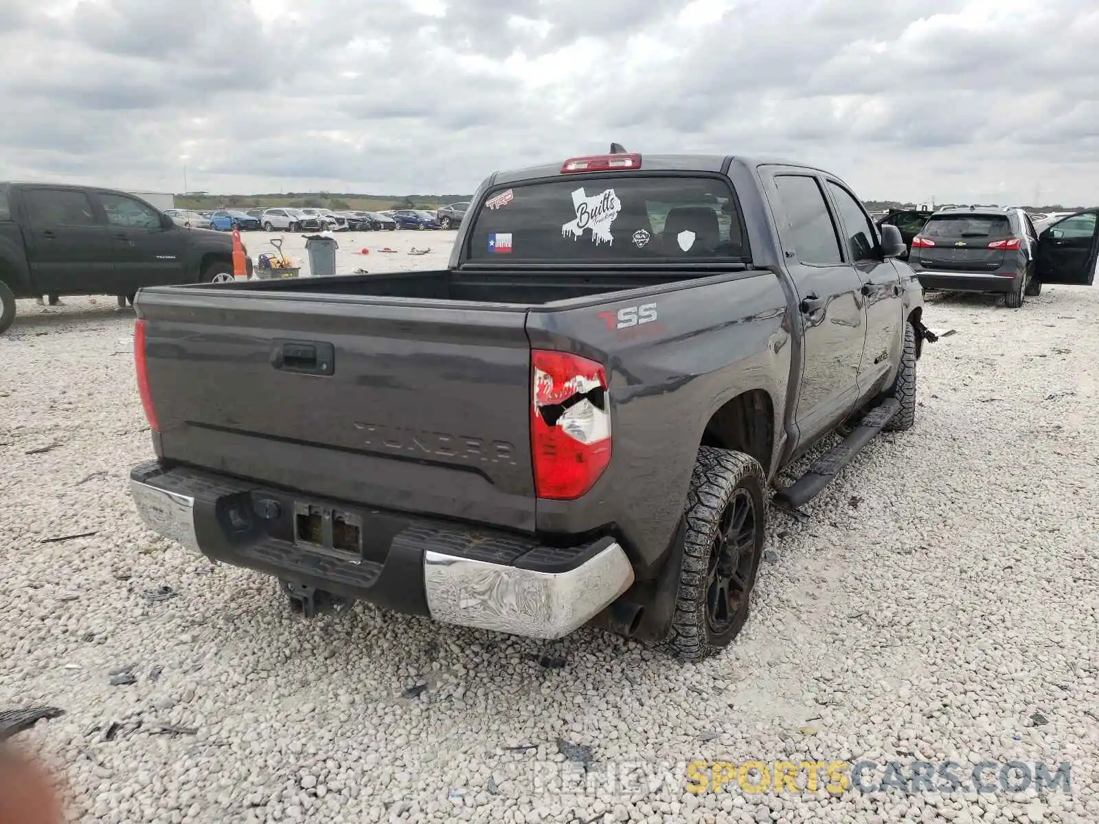 4 Photograph of a damaged car 5TFEY5F11LX256977 TOYOTA TUNDRA 2020