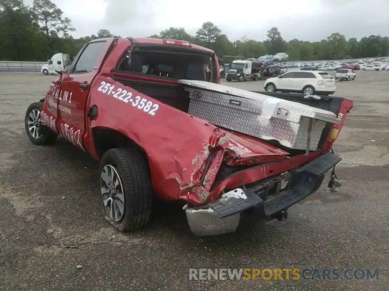 3 Photograph of a damaged car 5TFEY5F11LX262696 TOYOTA TUNDRA 2020