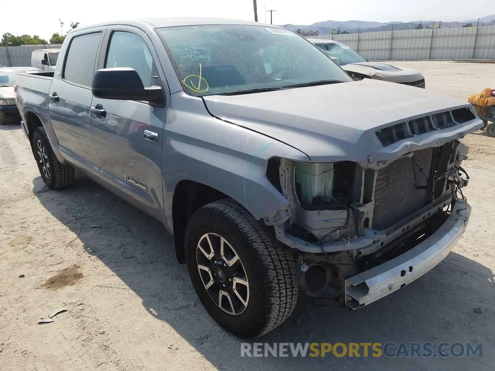 1 Photograph of a damaged car 5TFEY5F12LX263310 TOYOTA TUNDRA 2020