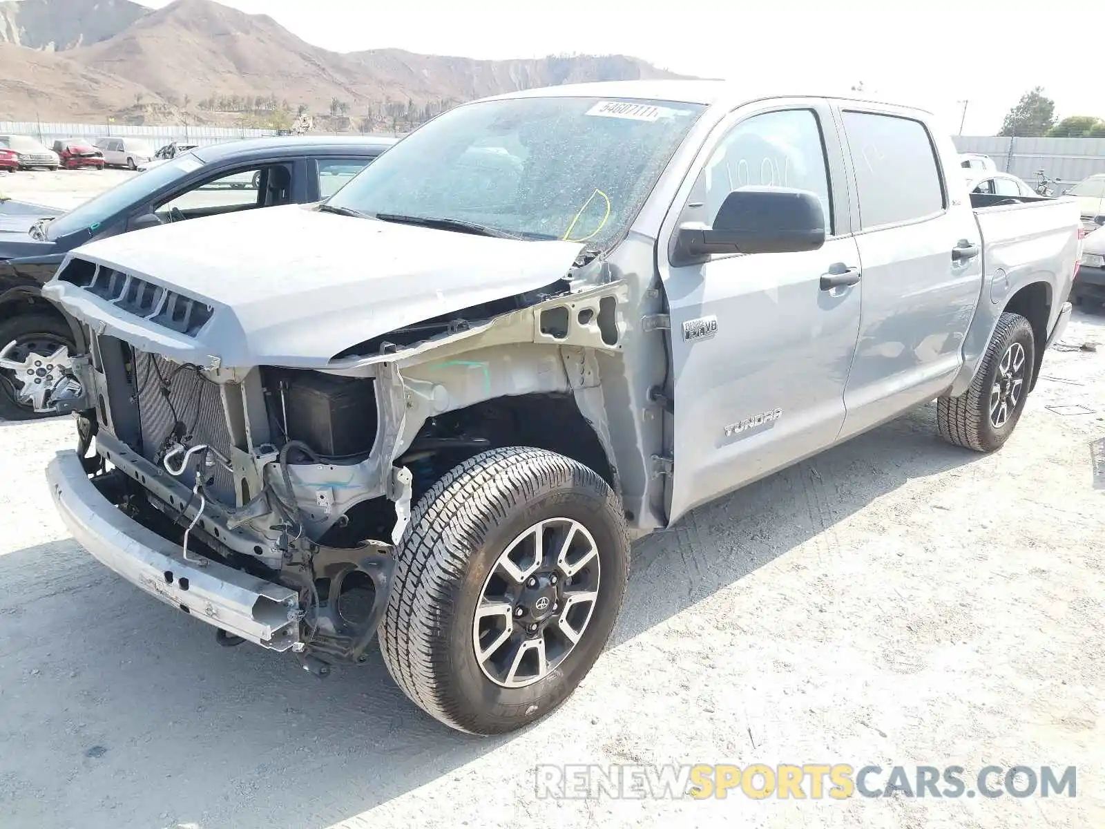 2 Photograph of a damaged car 5TFEY5F12LX263310 TOYOTA TUNDRA 2020