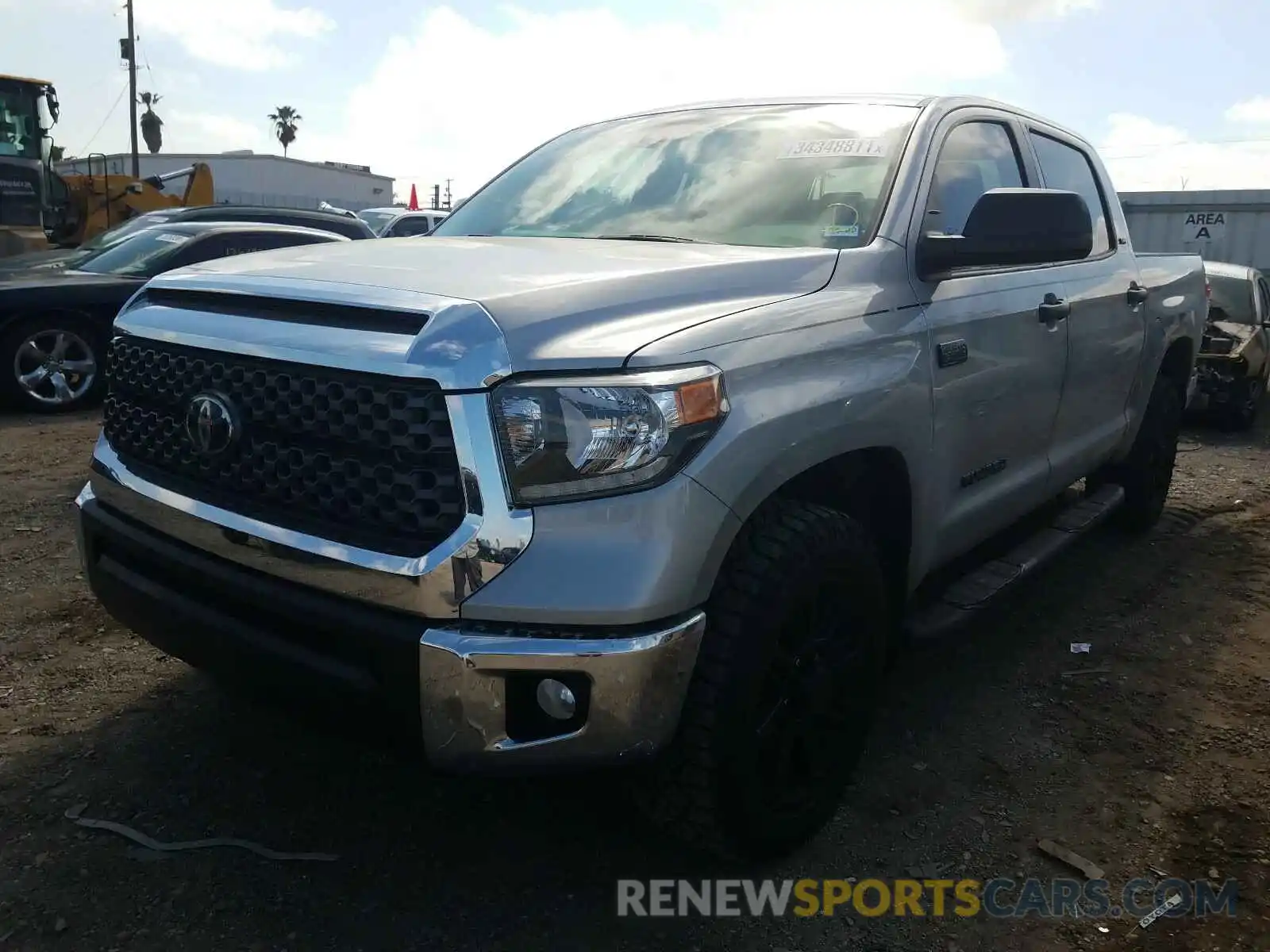 2 Photograph of a damaged car 5TFEY5F12LX265638 TOYOTA TUNDRA 2020