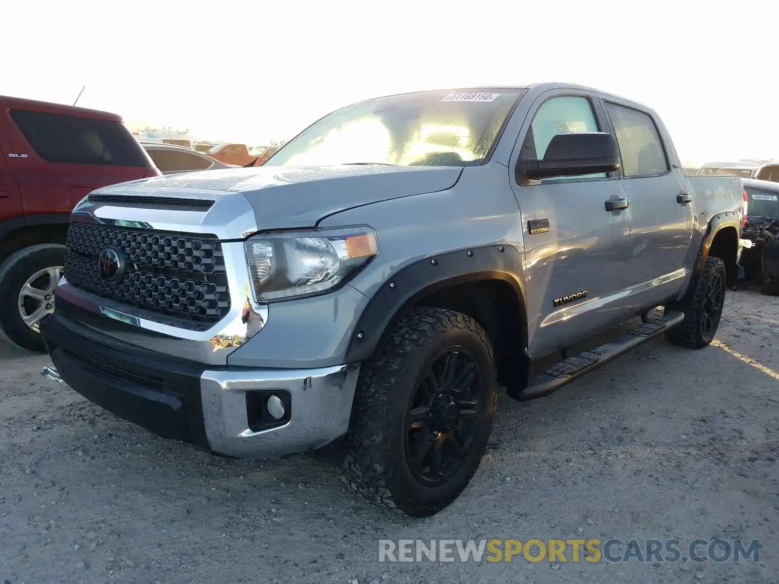 2 Photograph of a damaged car 5TFEY5F12LX268099 TOYOTA TUNDRA 2020