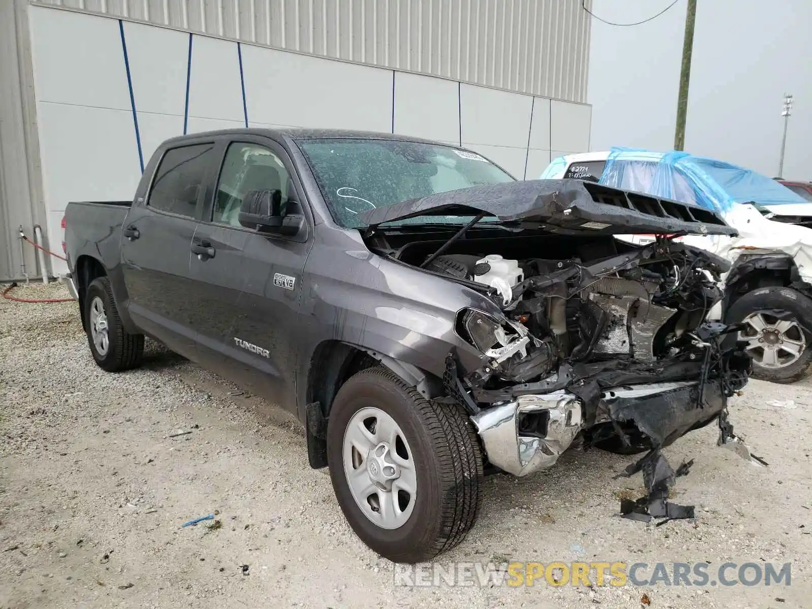 1 Photograph of a damaged car 5TFEY5F13LX266670 TOYOTA TUNDRA 2020