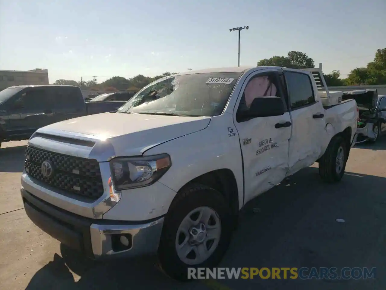 2 Photograph of a damaged car 5TFEY5F14LX256164 TOYOTA TUNDRA 2020