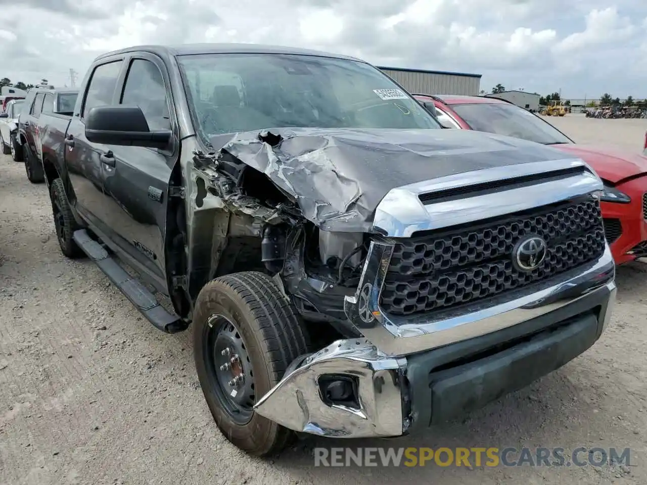 1 Photograph of a damaged car 5TFEY5F14LX257833 TOYOTA TUNDRA 2020