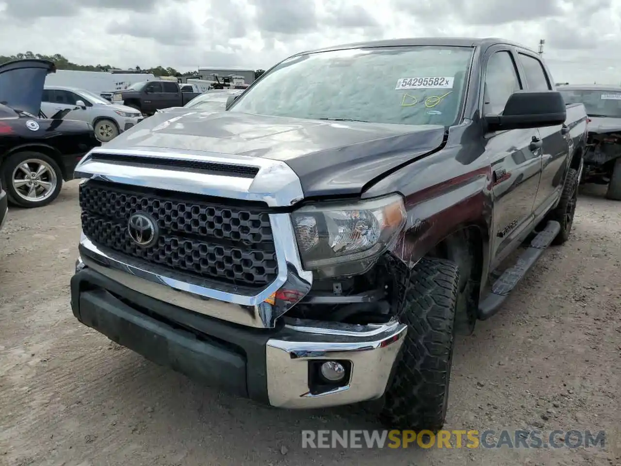 2 Photograph of a damaged car 5TFEY5F14LX257833 TOYOTA TUNDRA 2020