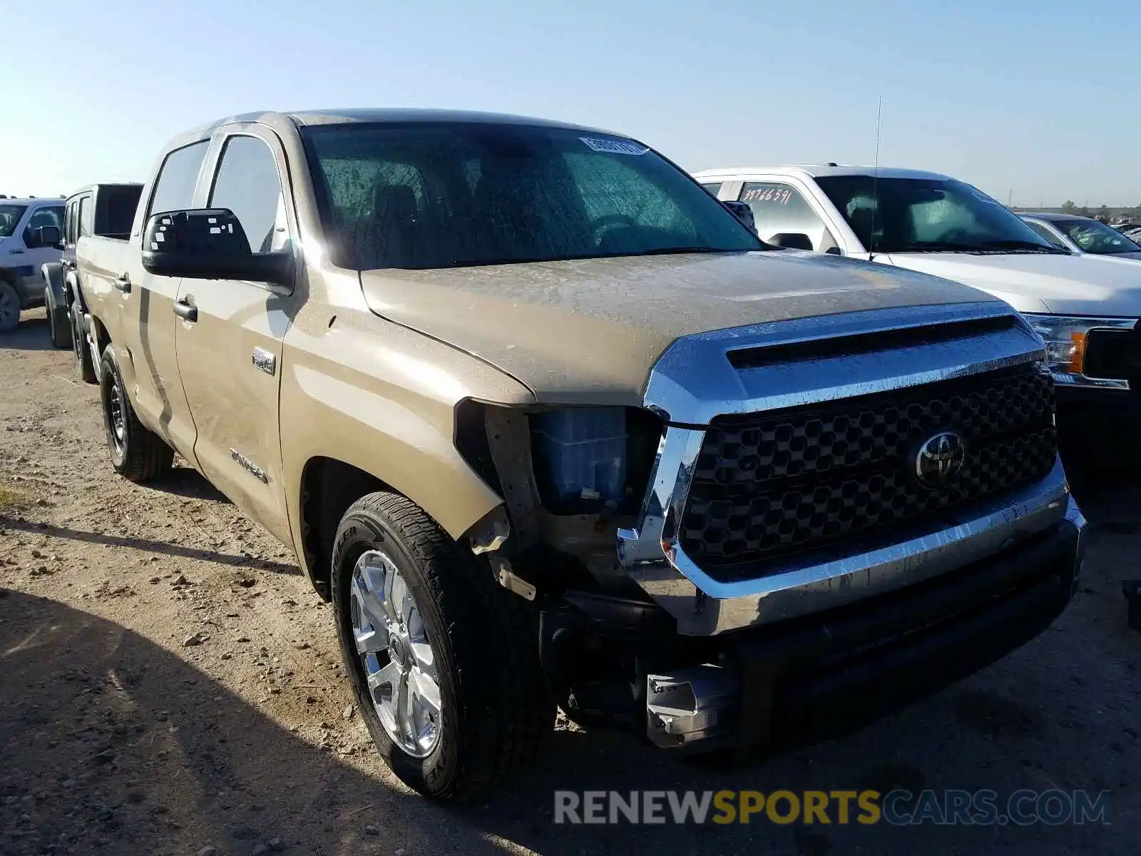 1 Photograph of a damaged car 5TFEY5F14LX260117 TOYOTA TUNDRA 2020