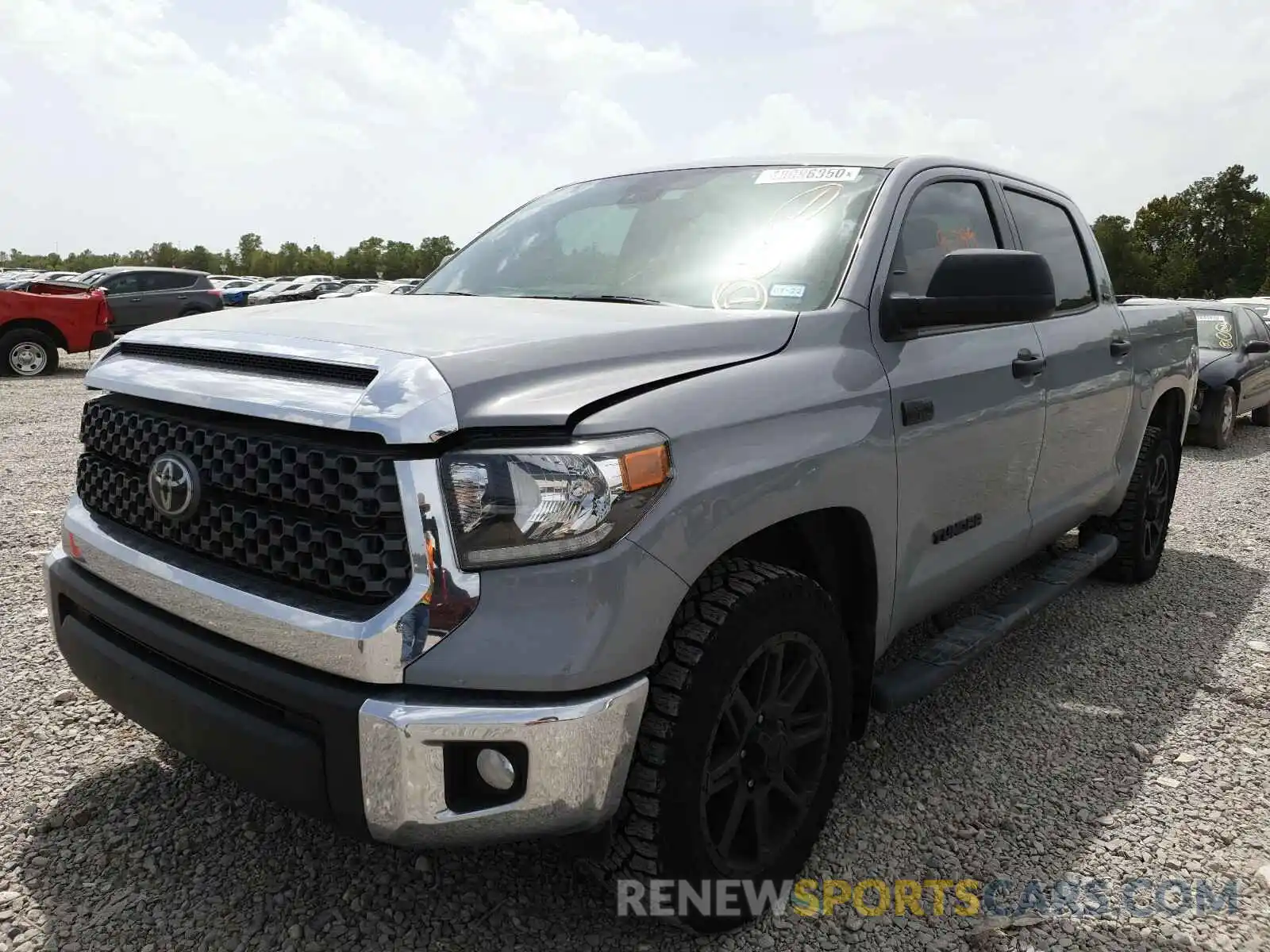 2 Photograph of a damaged car 5TFEY5F14LX261347 TOYOTA TUNDRA 2020