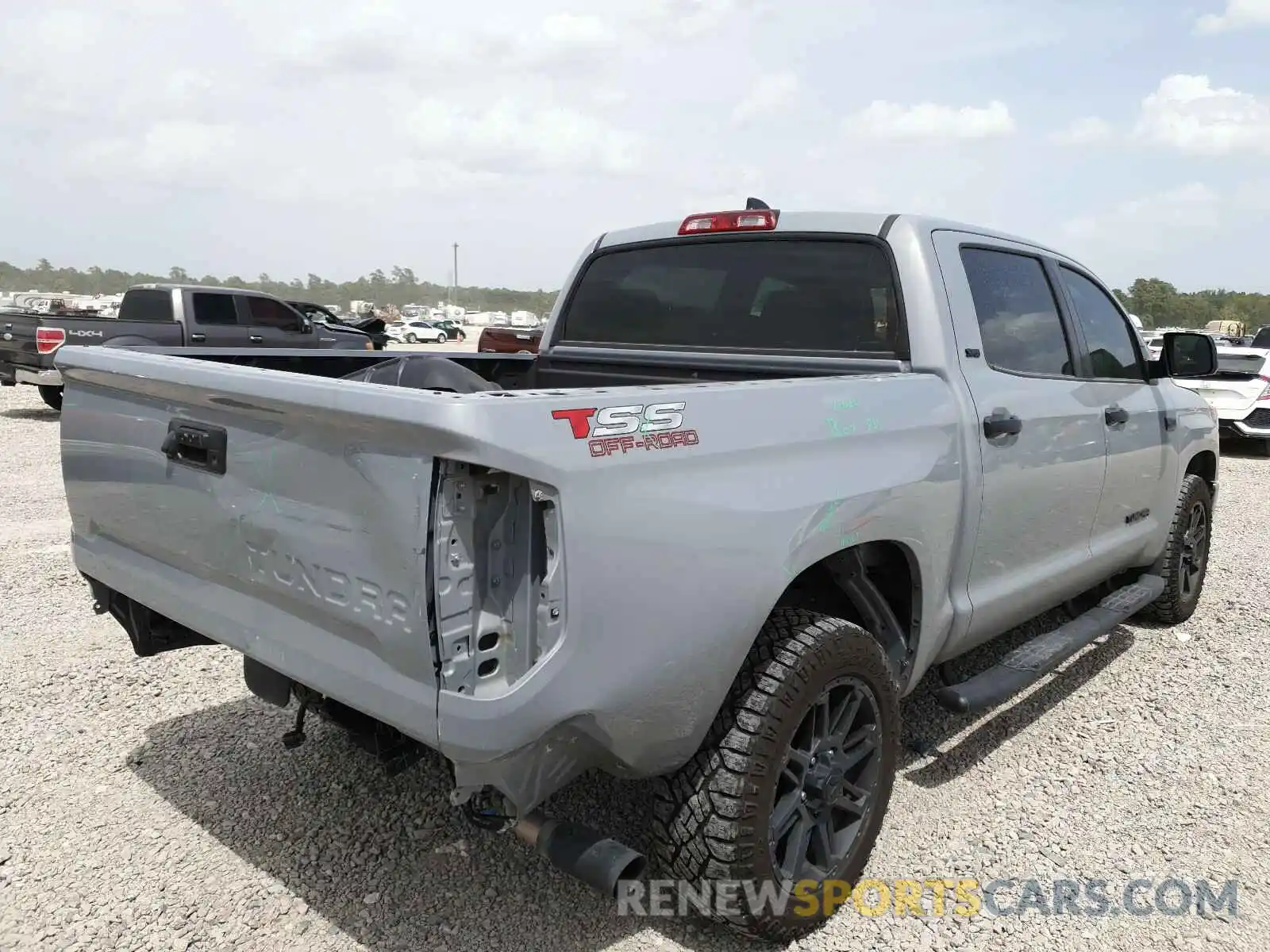 4 Photograph of a damaged car 5TFEY5F14LX261347 TOYOTA TUNDRA 2020