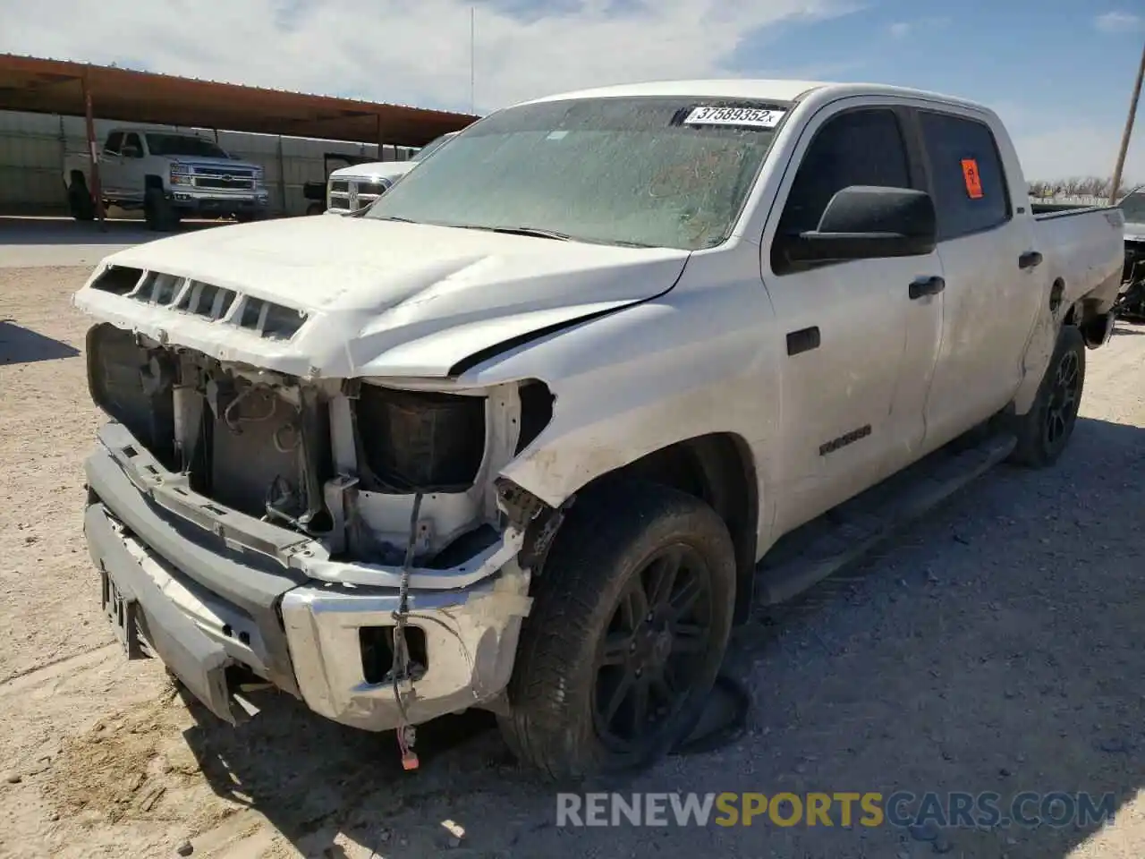 2 Photograph of a damaged car 5TFEY5F15LX258795 TOYOTA TUNDRA 2020