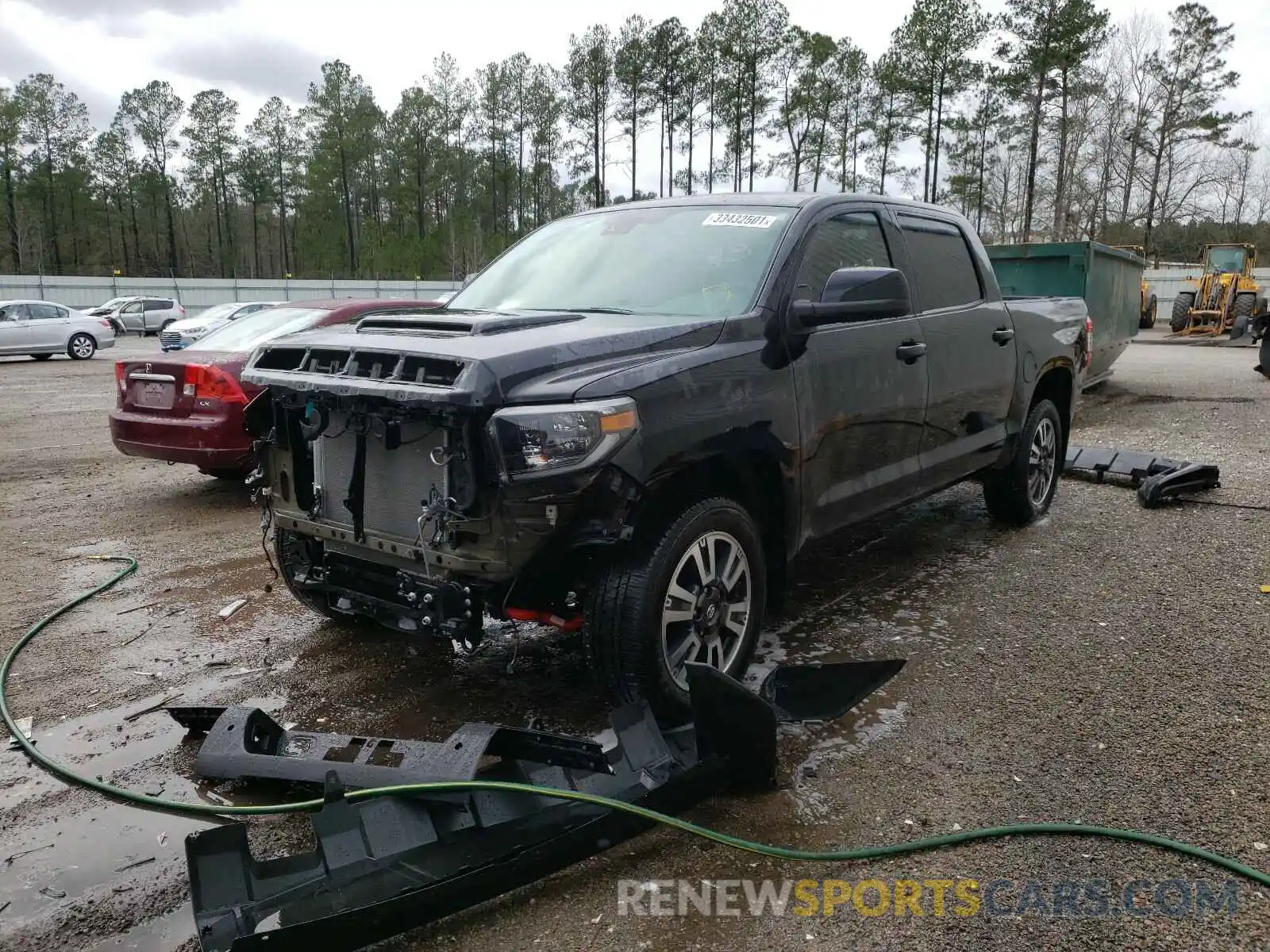 2 Photograph of a damaged car 5TFEY5F15LX262572 TOYOTA TUNDRA 2020