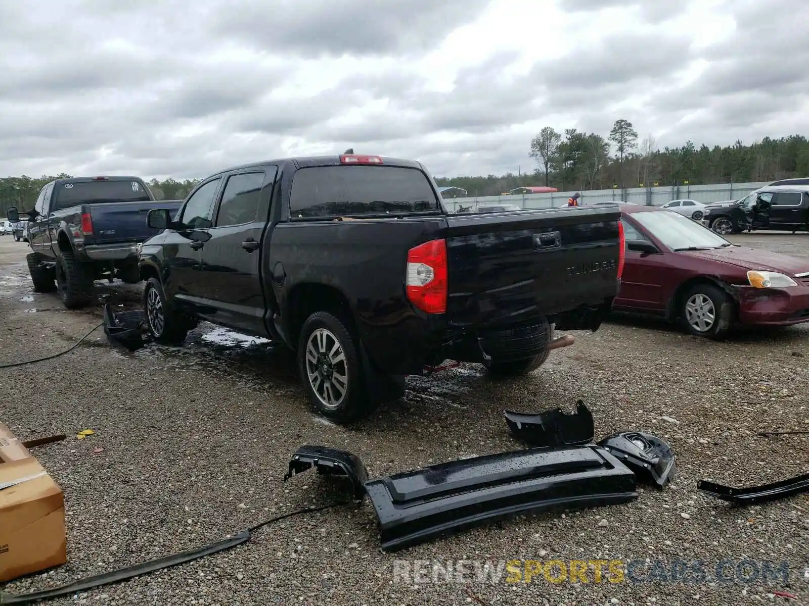 3 Photograph of a damaged car 5TFEY5F15LX262572 TOYOTA TUNDRA 2020