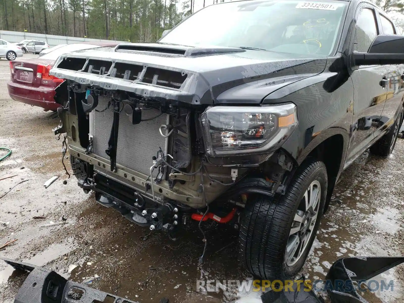 9 Photograph of a damaged car 5TFEY5F15LX262572 TOYOTA TUNDRA 2020