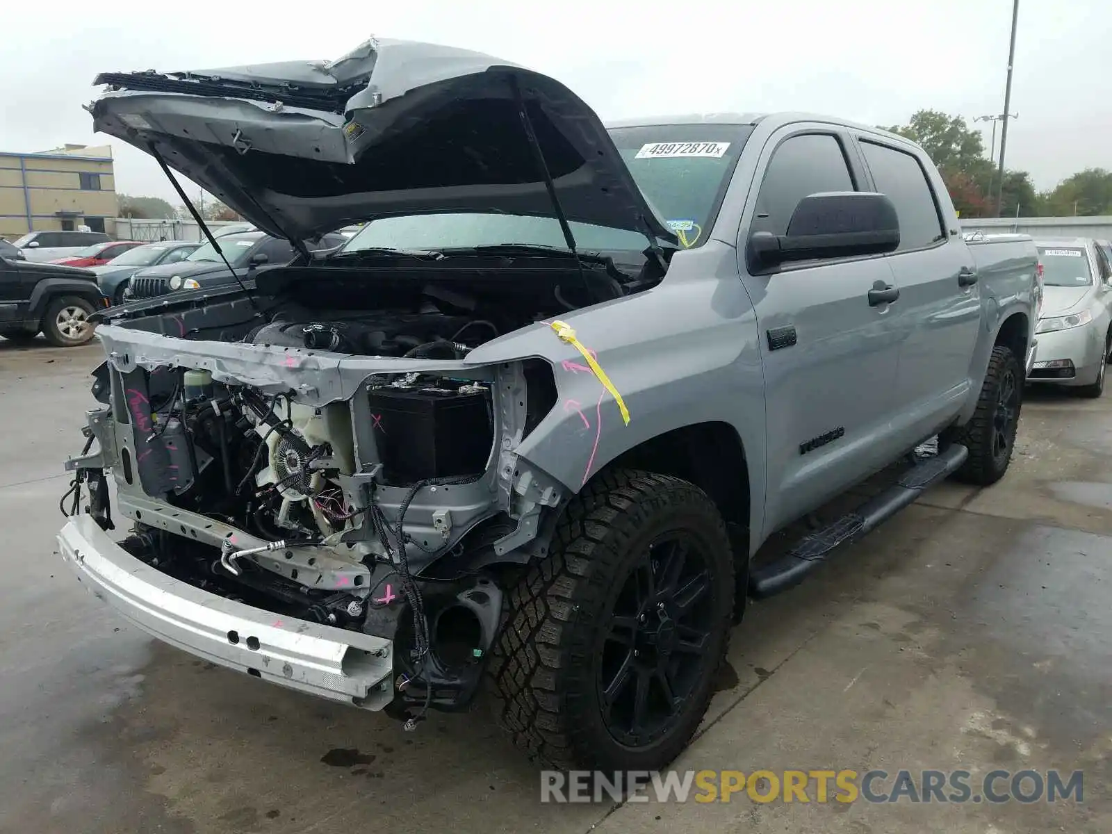 2 Photograph of a damaged car 5TFEY5F15LX268050 TOYOTA TUNDRA 2020