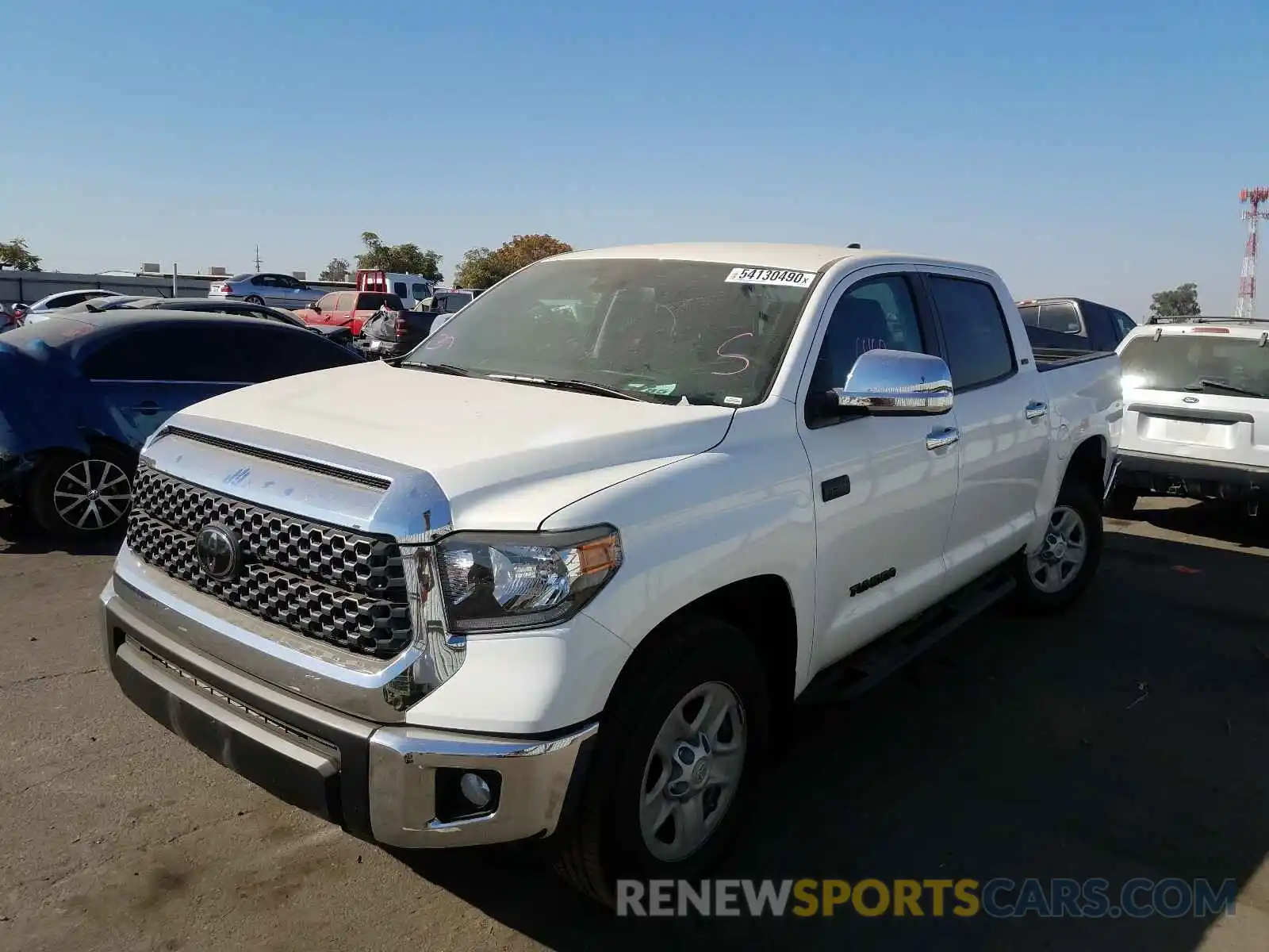 2 Photograph of a damaged car 5TFEY5F15LX269571 TOYOTA TUNDRA 2020