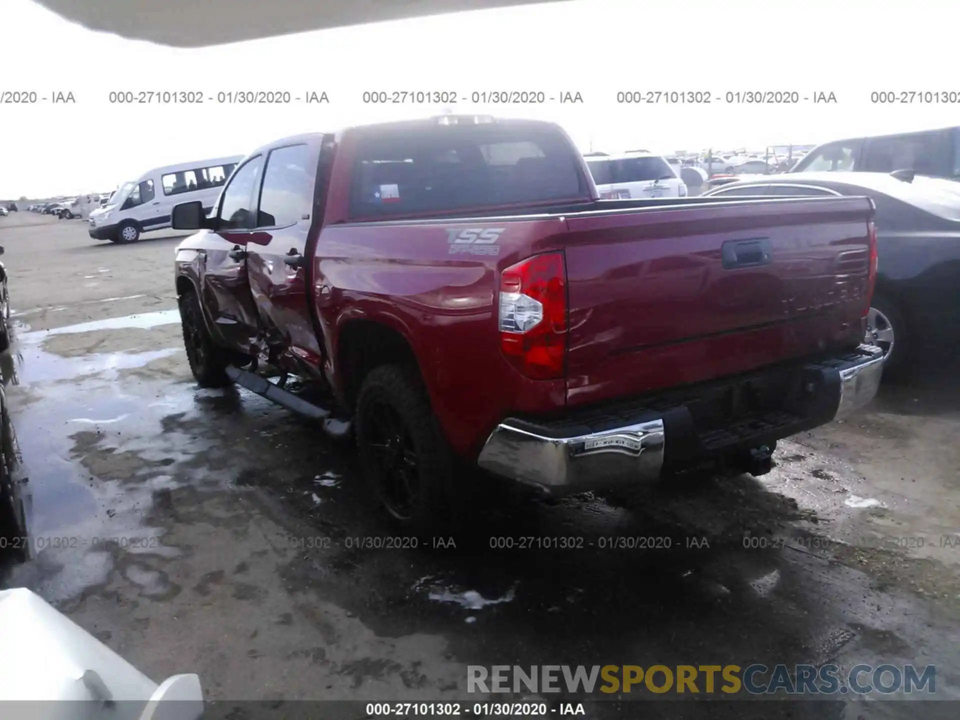 3 Photograph of a damaged car 5TFEY5F16LX257445 TOYOTA TUNDRA 2020